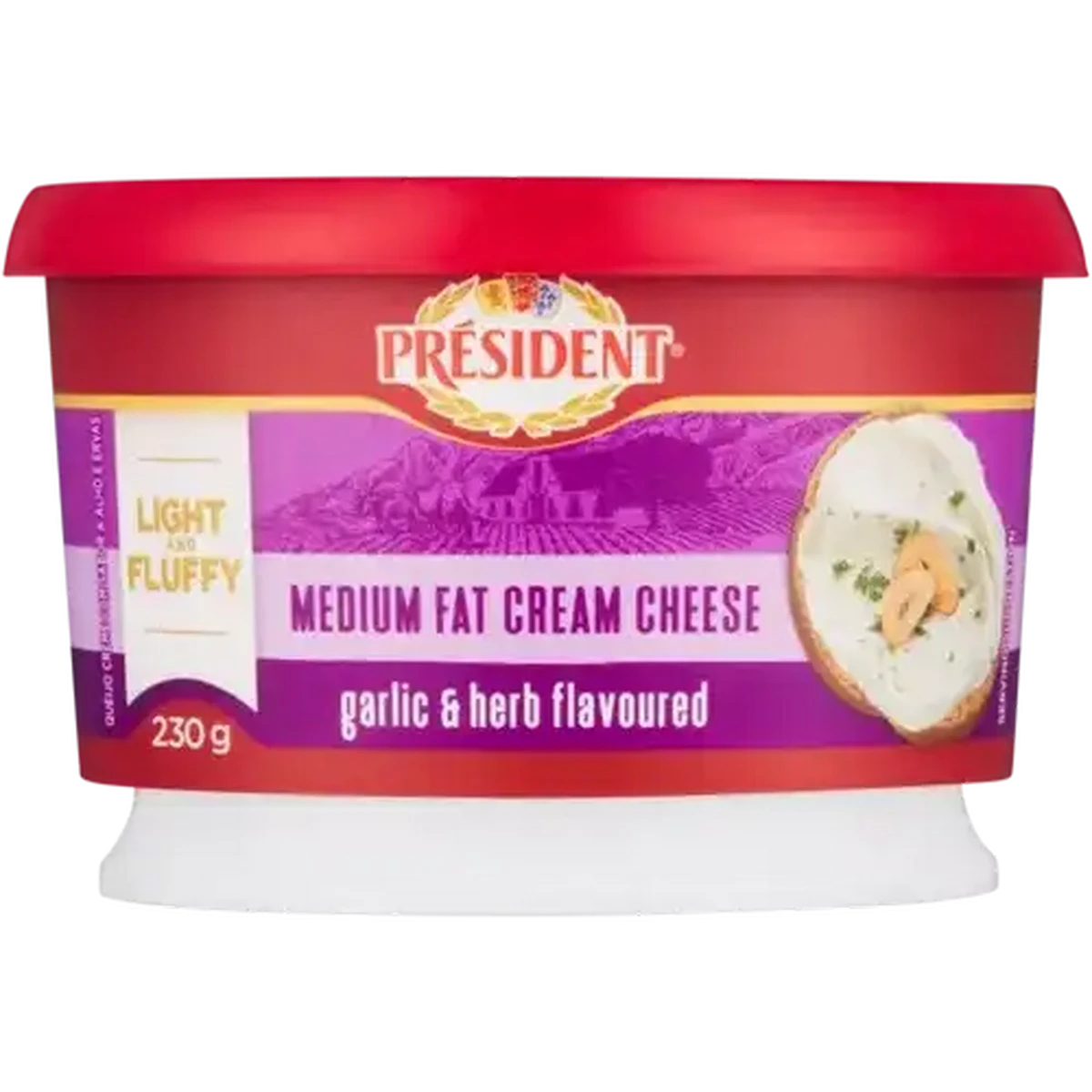 Checkers Sixty60 | Président Garlic & Herb Medium Fat Cream Cheese