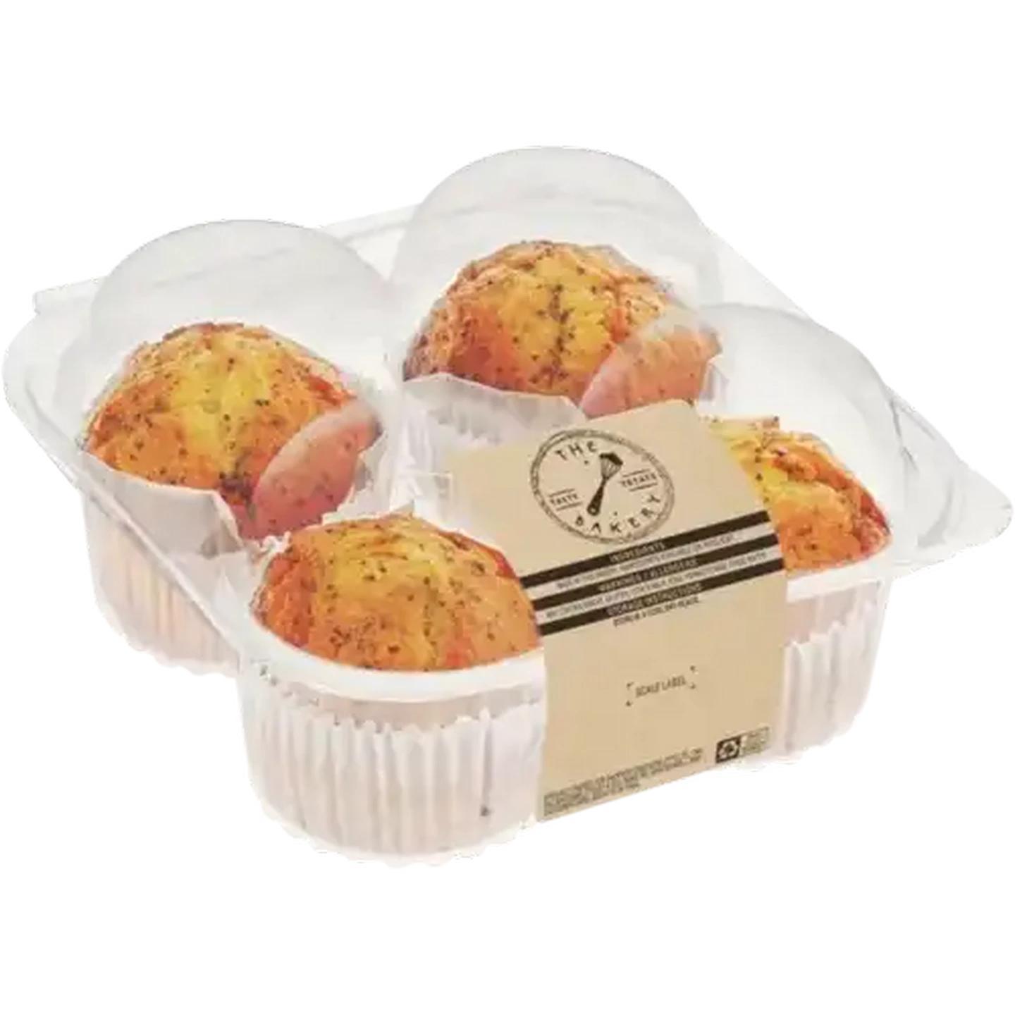 Image of Lemon & Poppy Seed Muffin 4 Pack