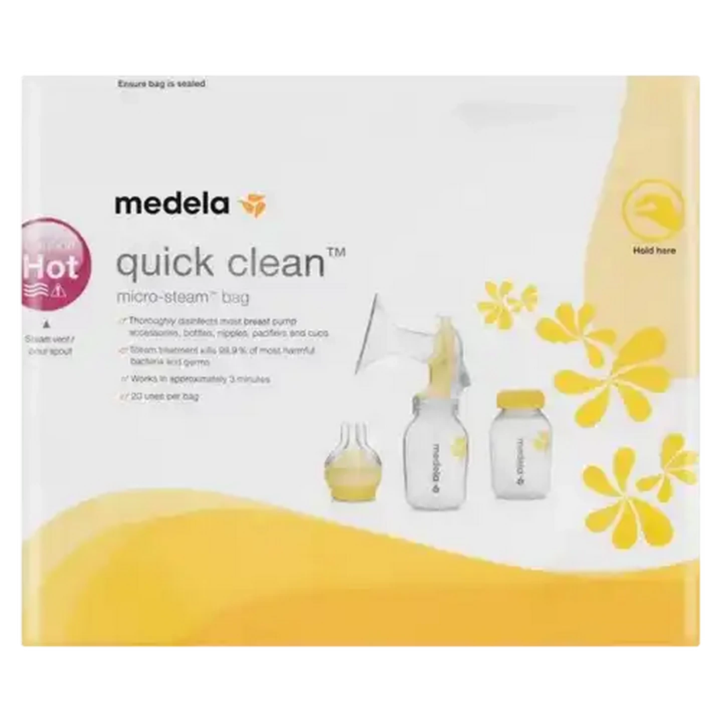 Image of Medela Quick Clean Microwave Bag 5 Pack