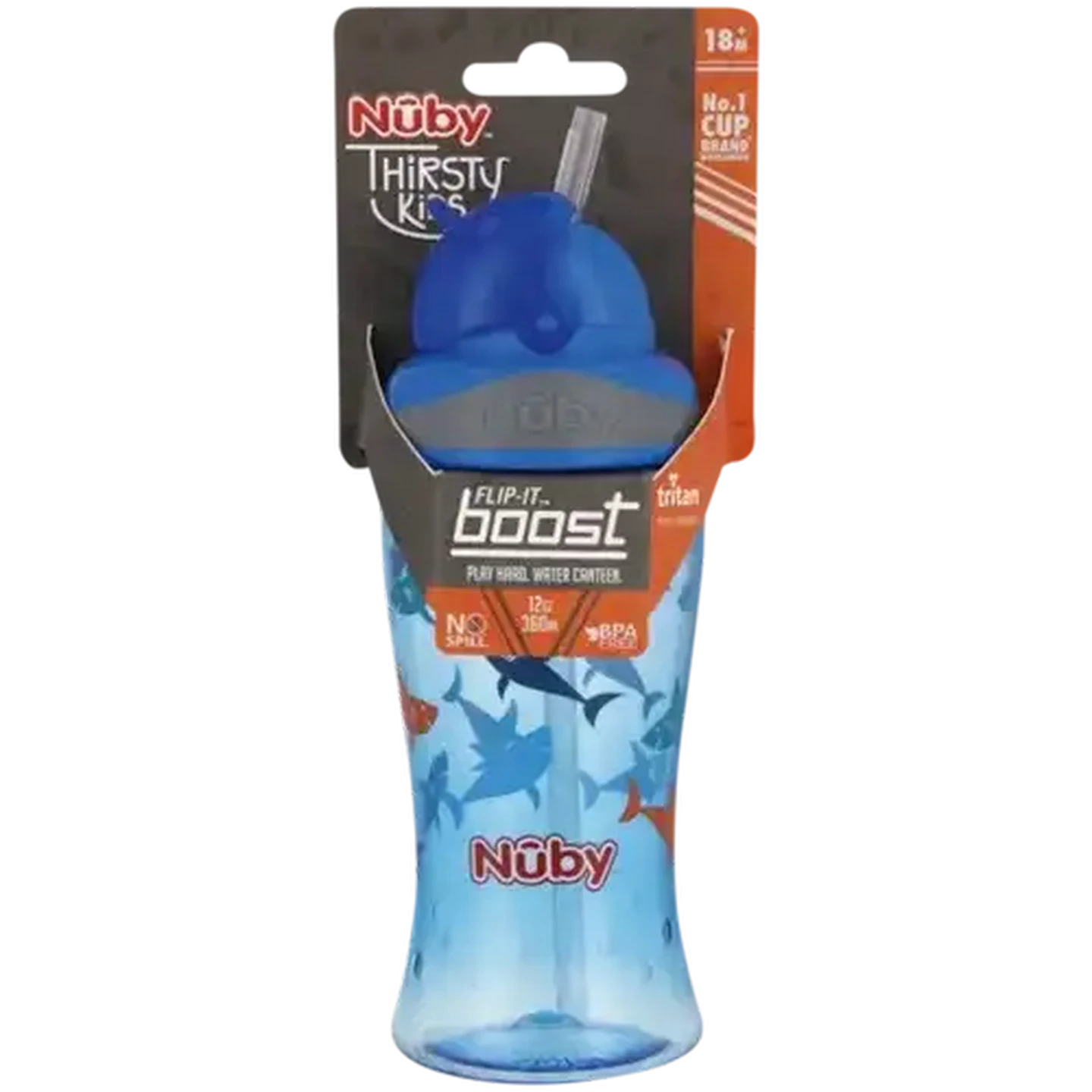 Image of Nûby Tritan Flip It 360ml Cup Boy