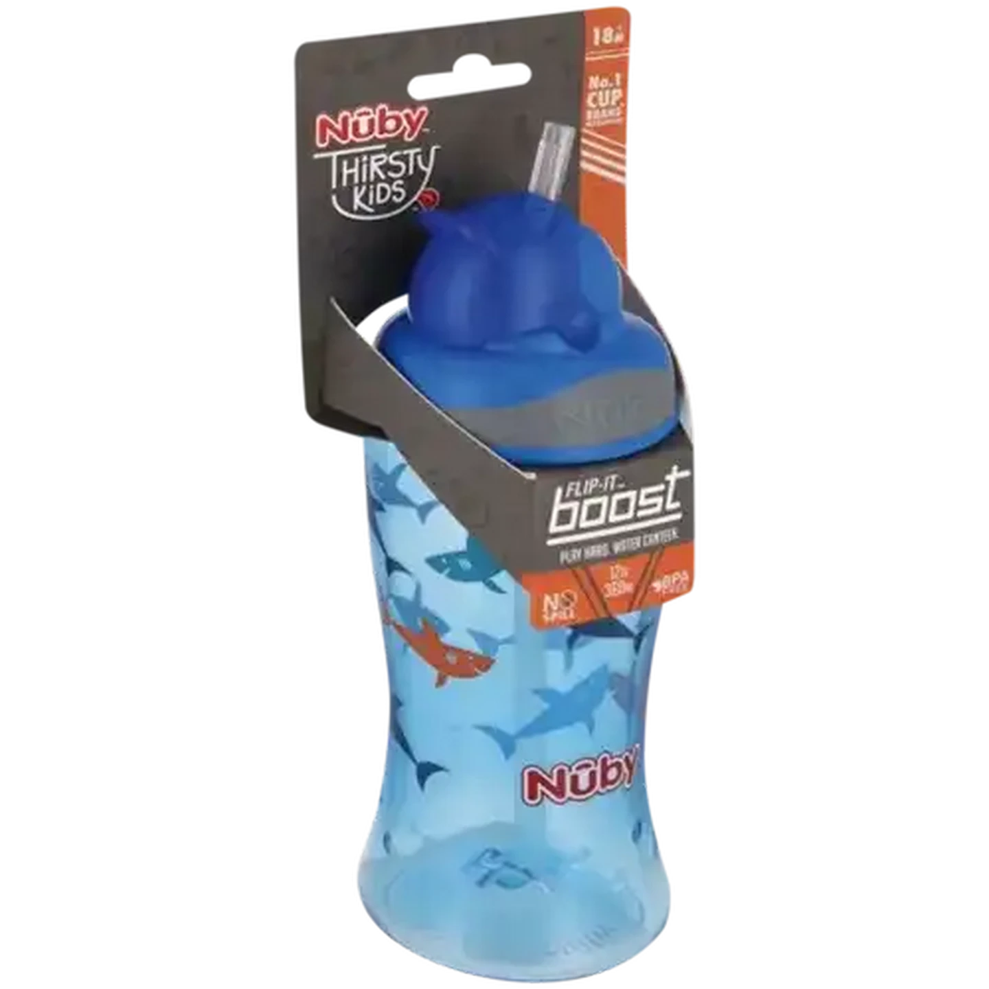 Image of Nûby Tritan Flip It 360ml Cup Boy