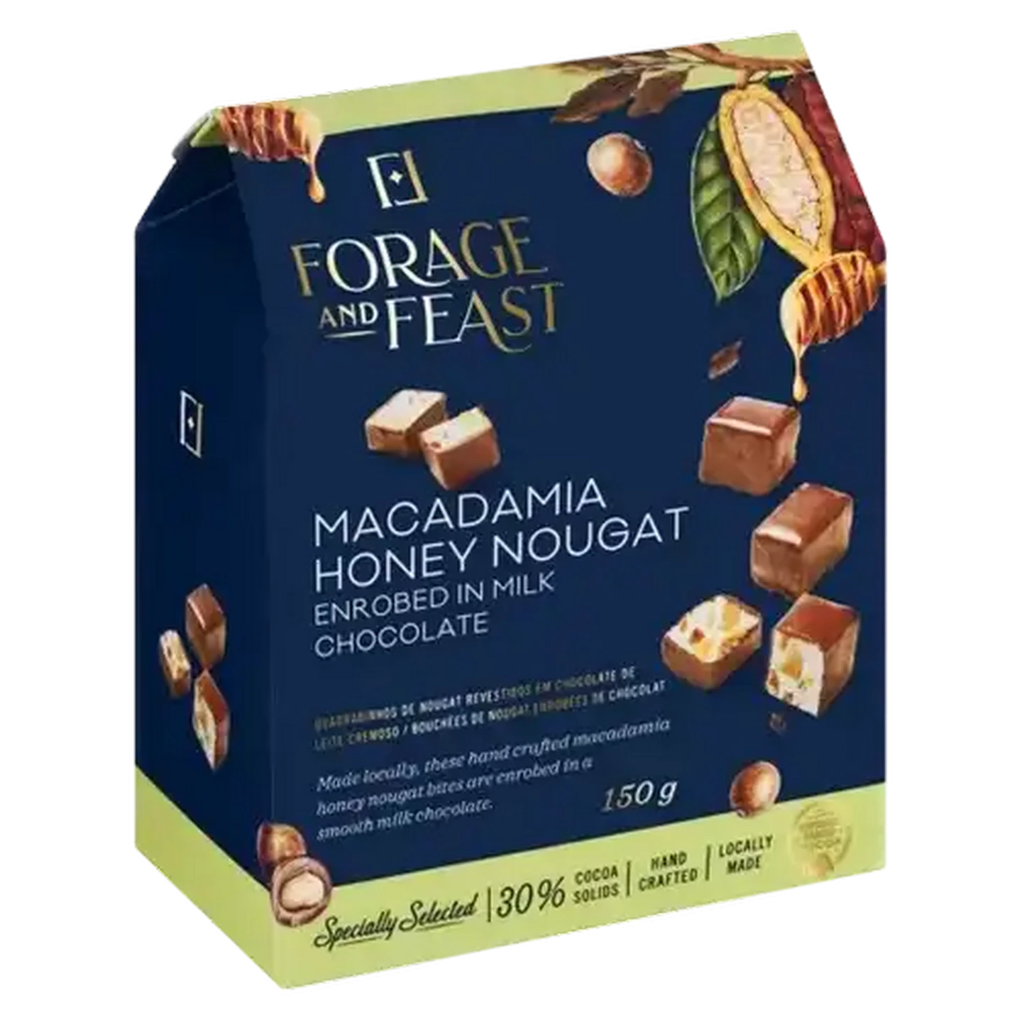 Shoprite ZA | Forage And Feast Macadamia Honey Nougat 150g