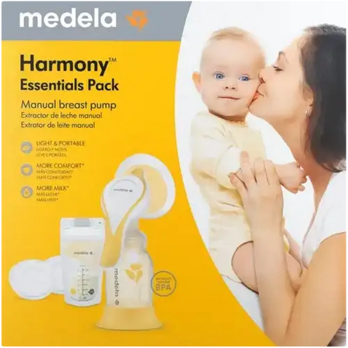 Image of Medela Manual Harmony Essentials Breast Pump Set