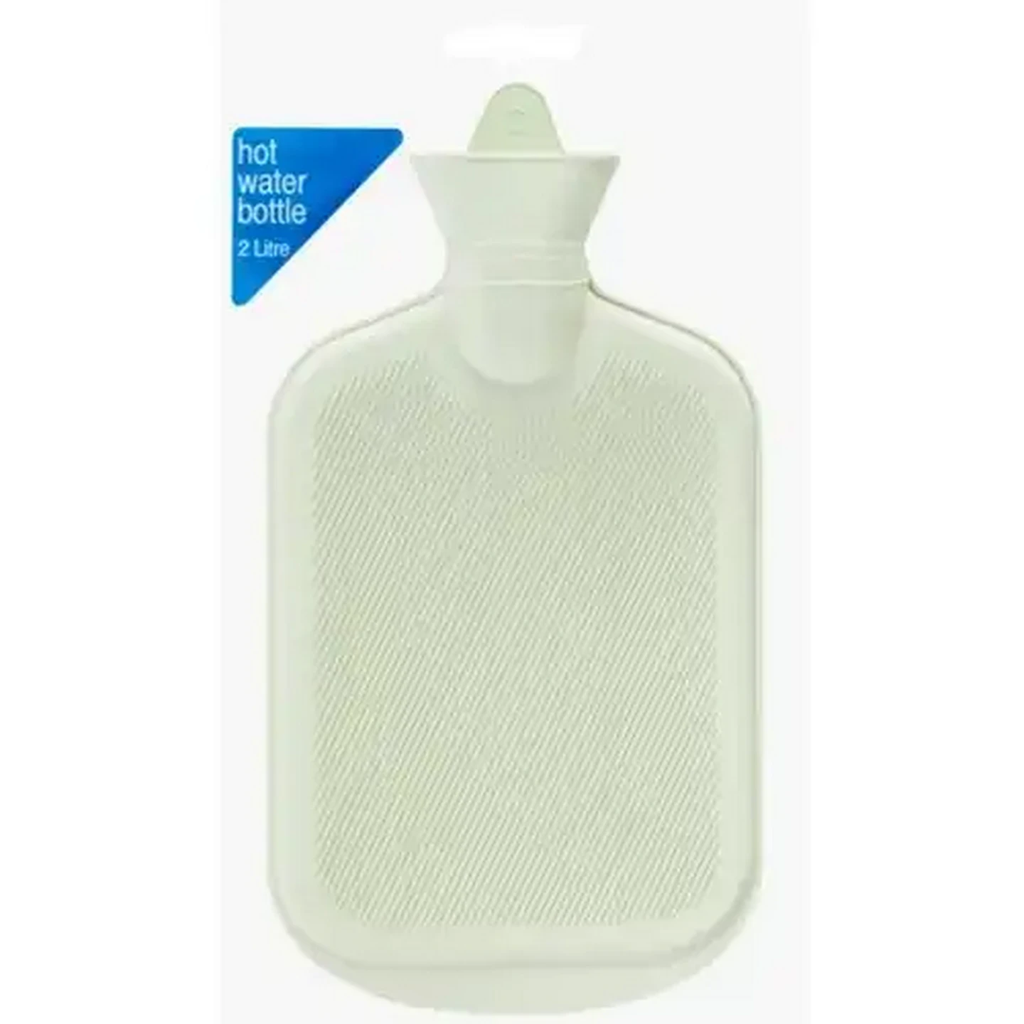 Image of Green Rubber Hot Water Bottle 2L