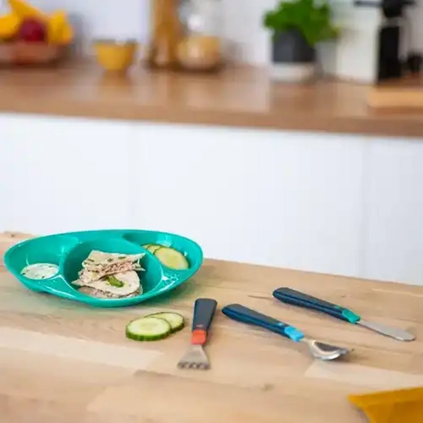 Image of Tommee Tippee Stainless Steel First Cutlery 3 Piece Set 12 Months +