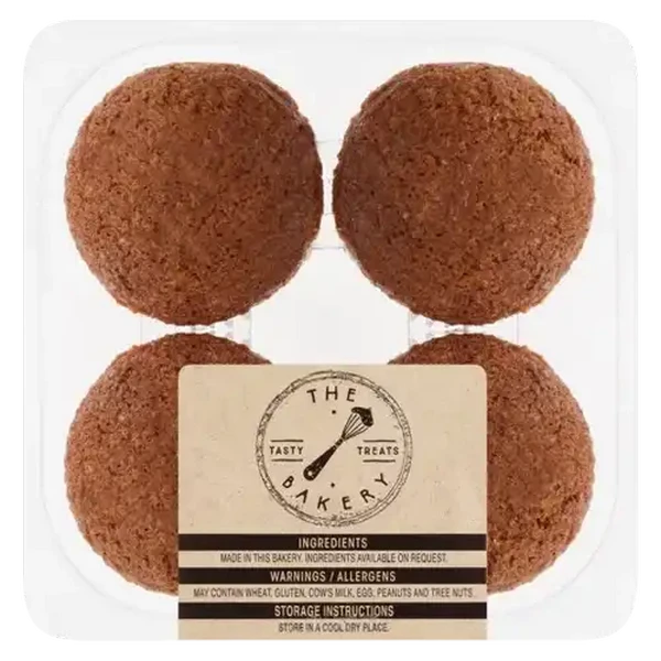 The Bakery Bran Muffins 4 Pack
