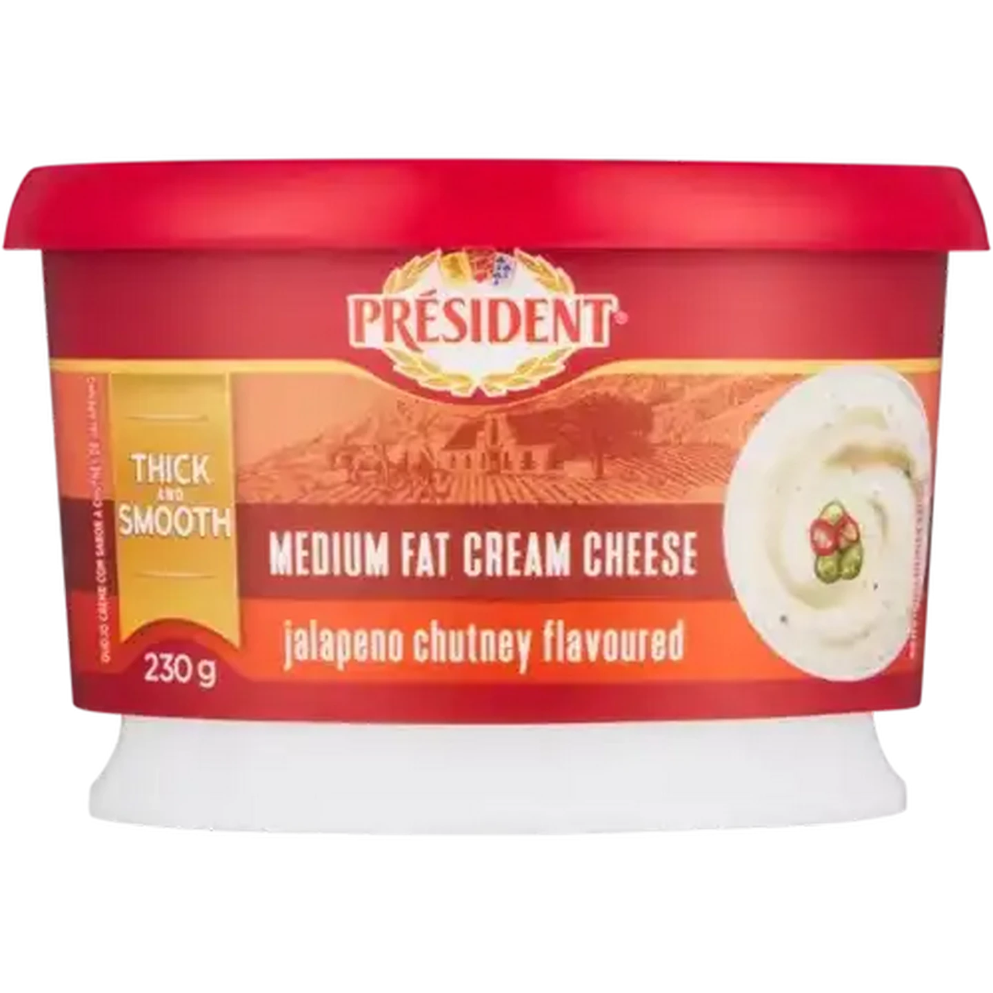クレジェンテ♡ Cream 8本 Checkers Sixty60 | Président Jalapeño Chutney Medium Fat Cream