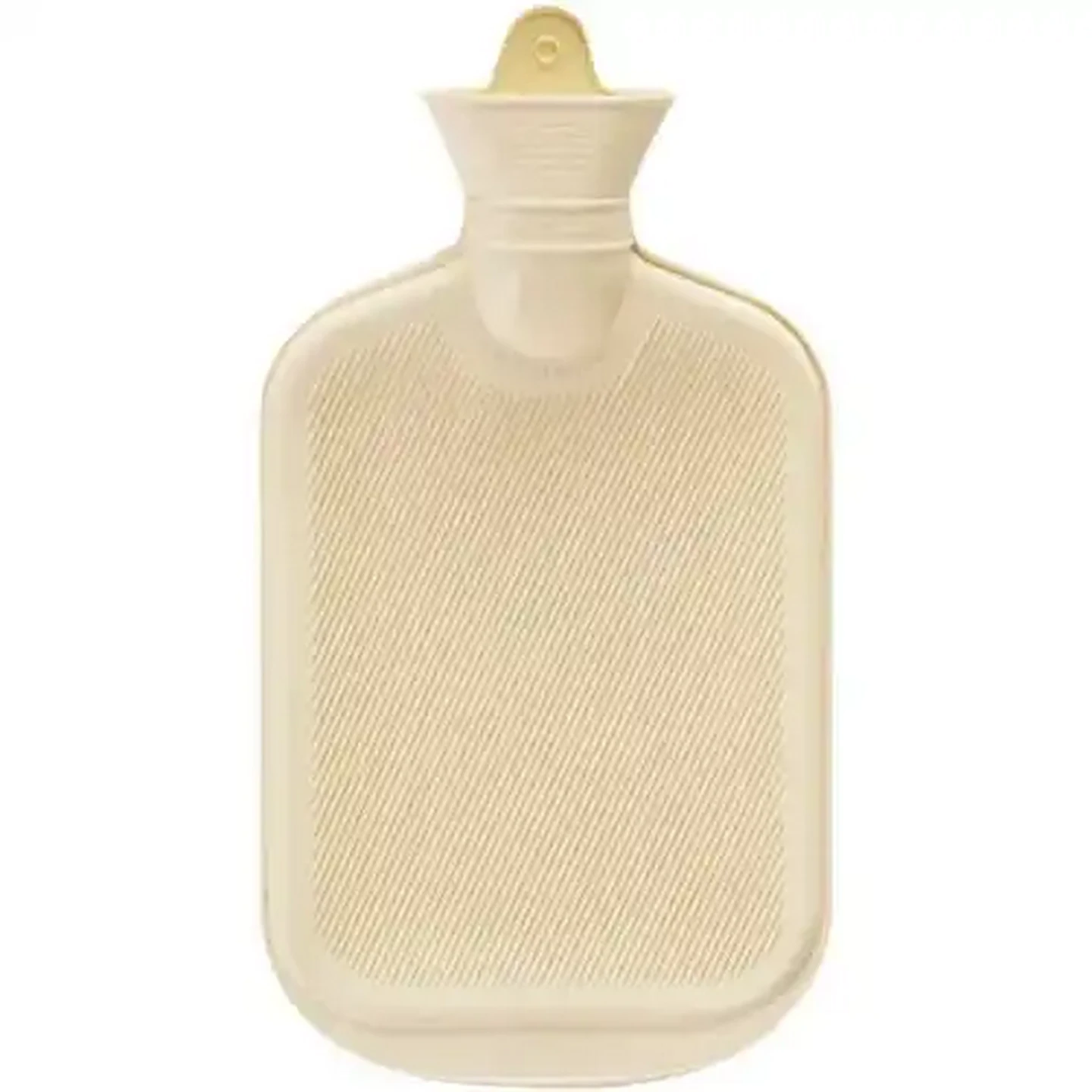 Image of Yellow Rubber Hot Water Bottle 2L