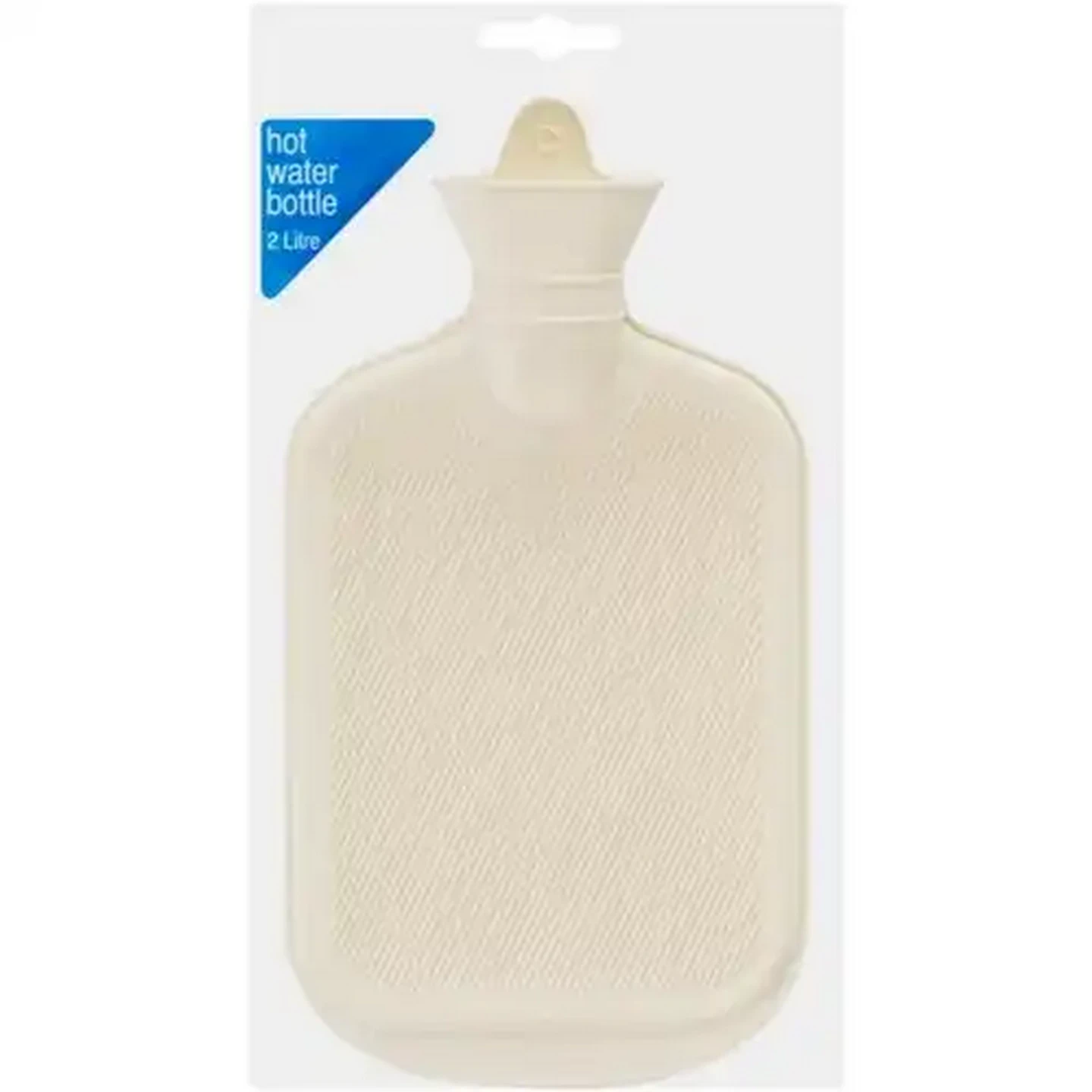 Image of Yellow Rubber Hot Water Bottle 2L