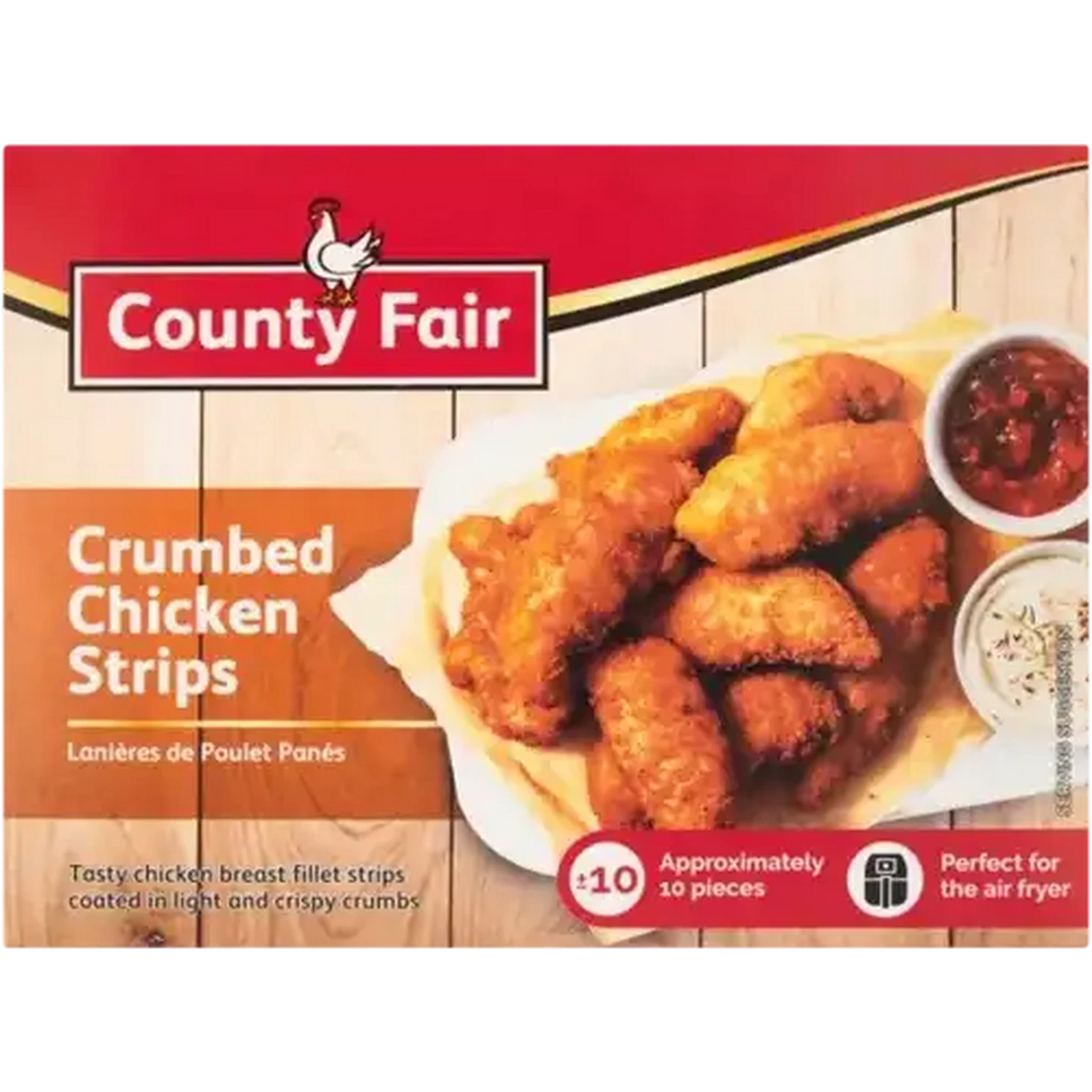 Checkers Sixty60 | County Fair Frozen Crumbed Chicken Strips Box 400g