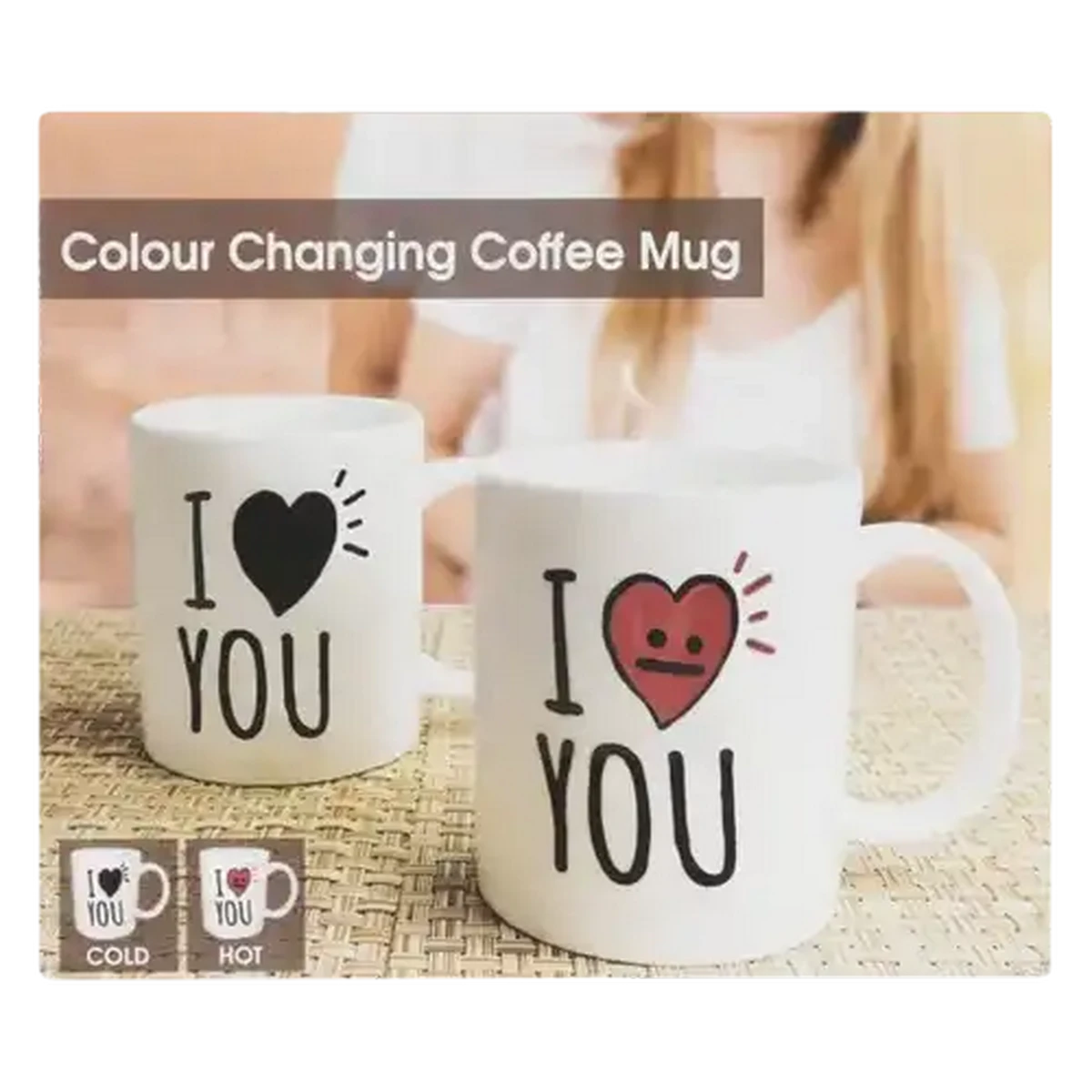 食器 Thank You Rockers I Love You Baby Checkers Sixty60 | I Love You Colour Changing Coffee Mug