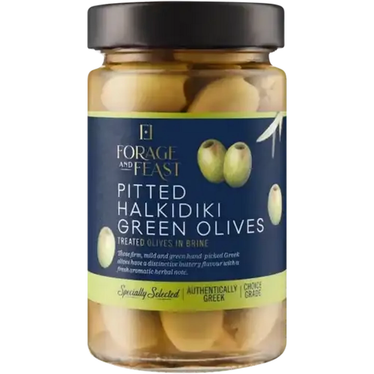 Checkers Sixty60 | Forage And Feast Pitted Halkidiki Green Olives 295g