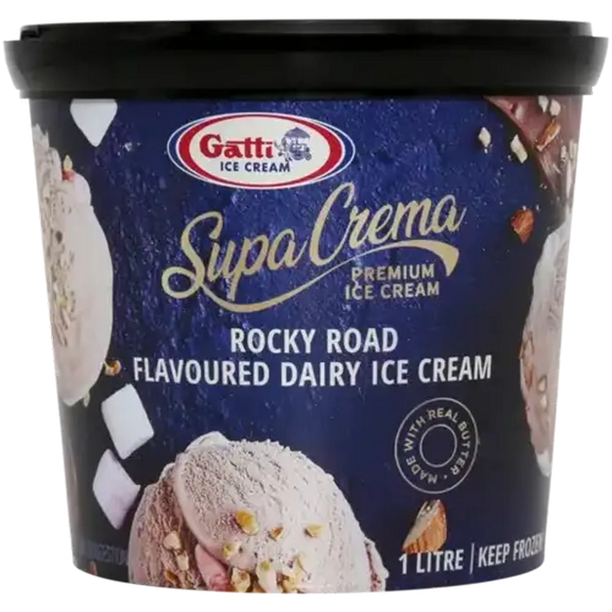 Checkers Sixty60 | Gatti Ice Cream Supa Crema Rocky Road Ice Cream 1L