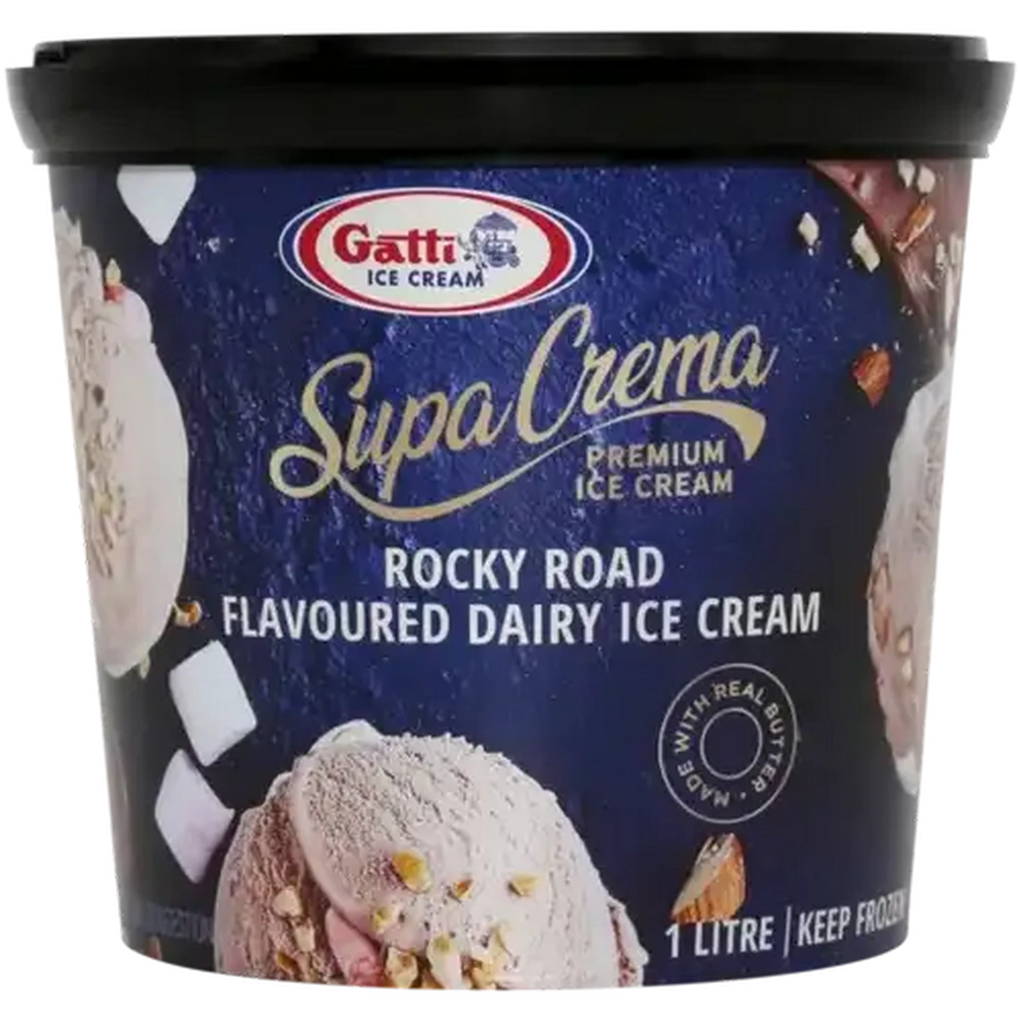 Checkers Sixty60 | Gatti Ice Cream Supa Crema Rocky Road Ice Cream 1L