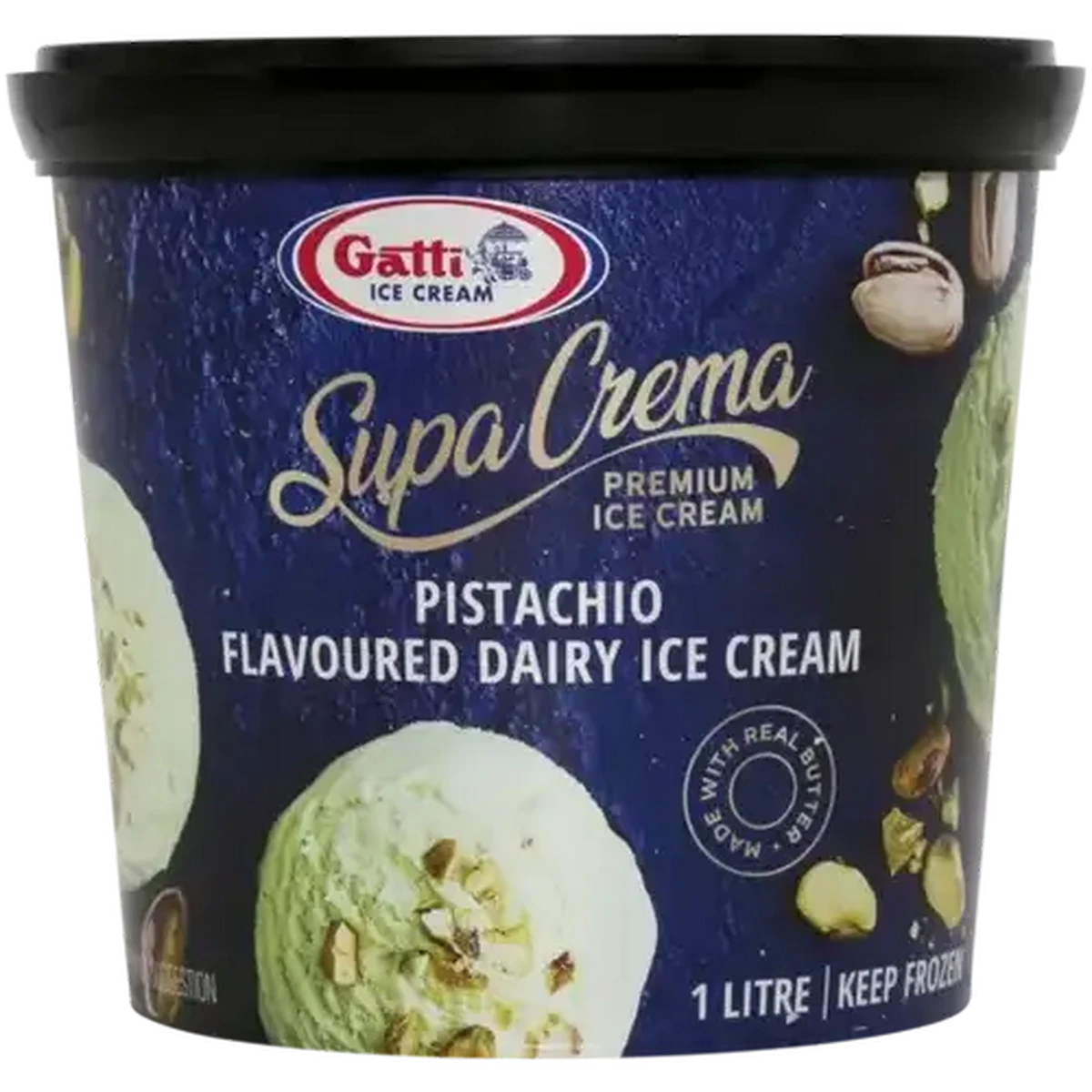 Checkers Sixty60 | Gatti Ice Cream Supa Crema Pistachio Ice Cream 1L