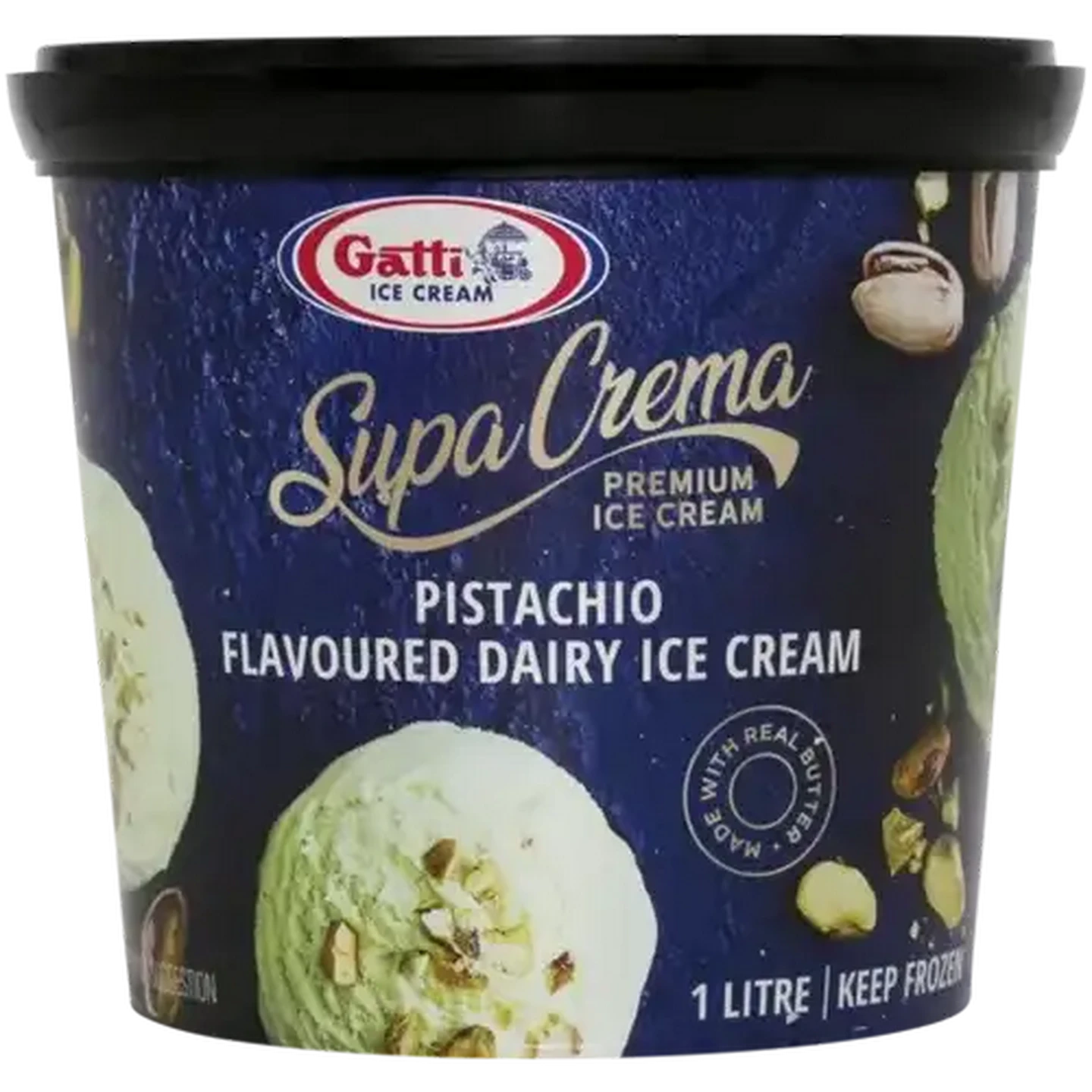 Checkers Sixty60 | Gatti Ice Cream Supa Crema Pistachio Ice Cream 1L