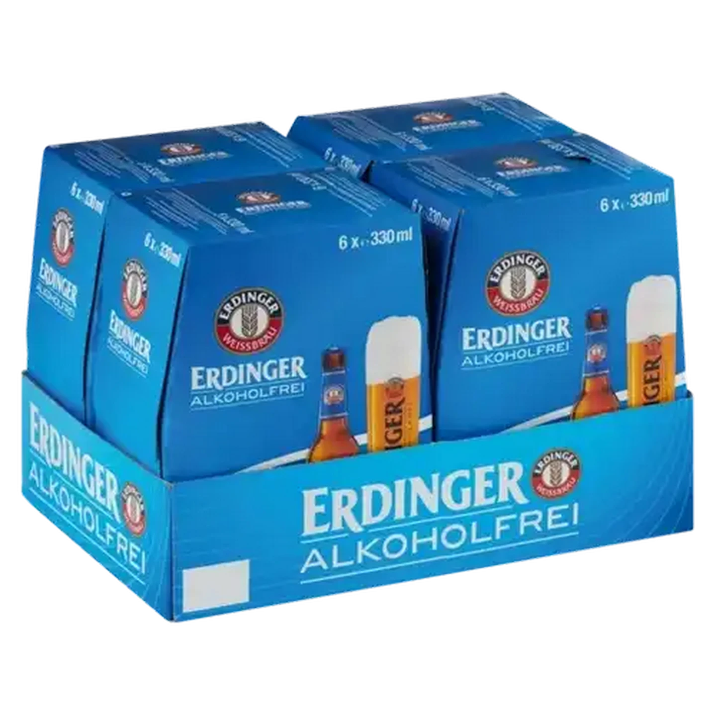 Image of Erdinger Non-Alcoholic Beer Bottles 24 x 330ml