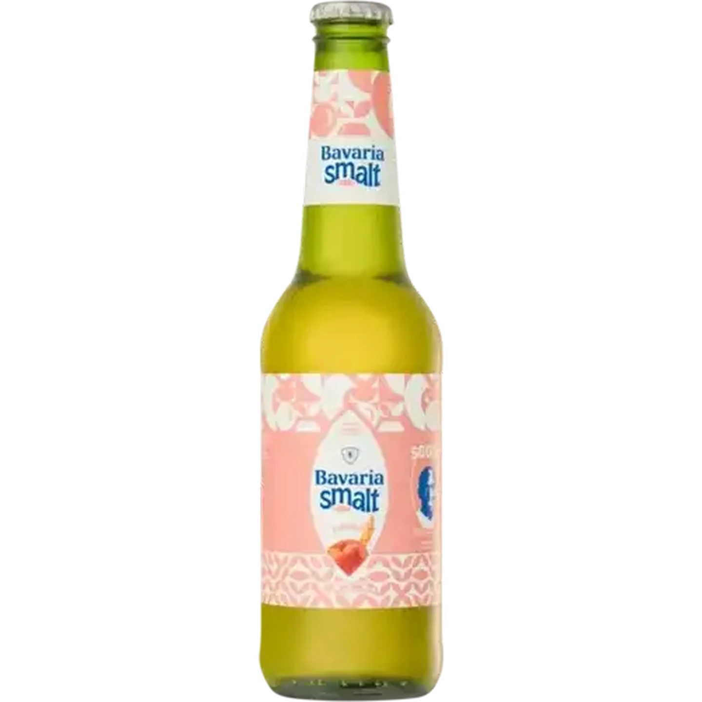 Image of Bavaria smalt Peach Flavoured Non-Alcoholic Malt Drink 340ml