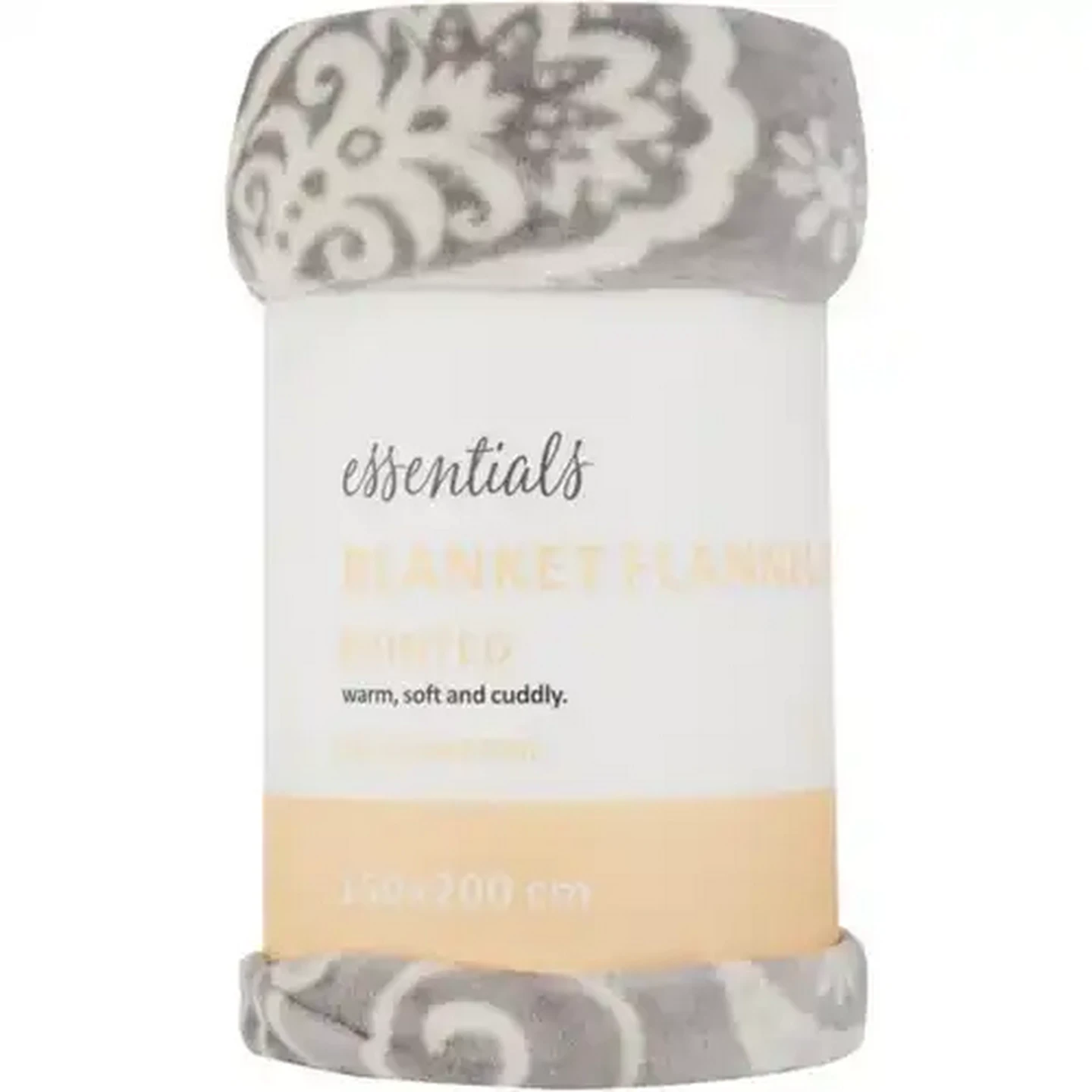Image of Essentials Printed Flannel Fleece Blanket 150 x 200cm (Design May Vary)