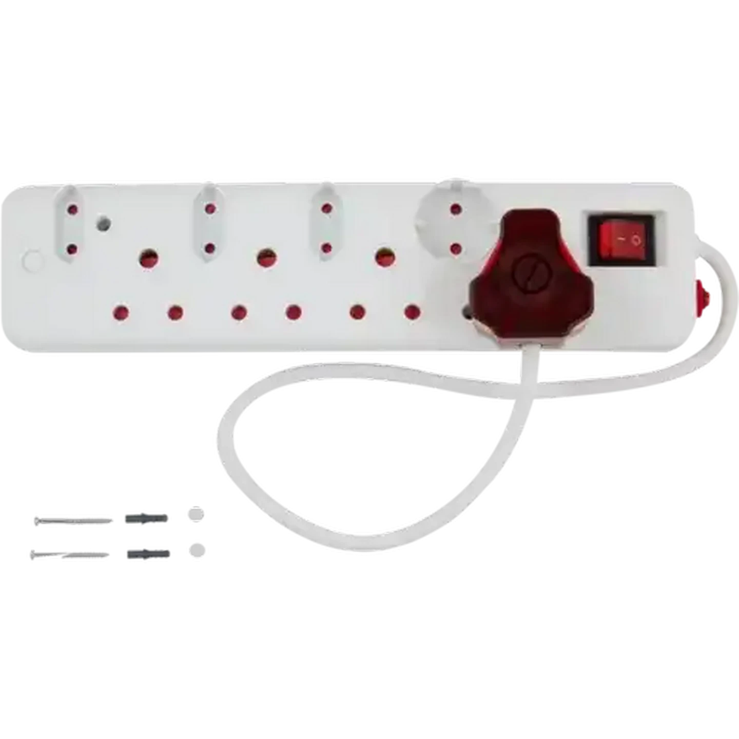 Image of ELLIES FBWP3 Surge Secure Protected 8-Way Multi-Plug