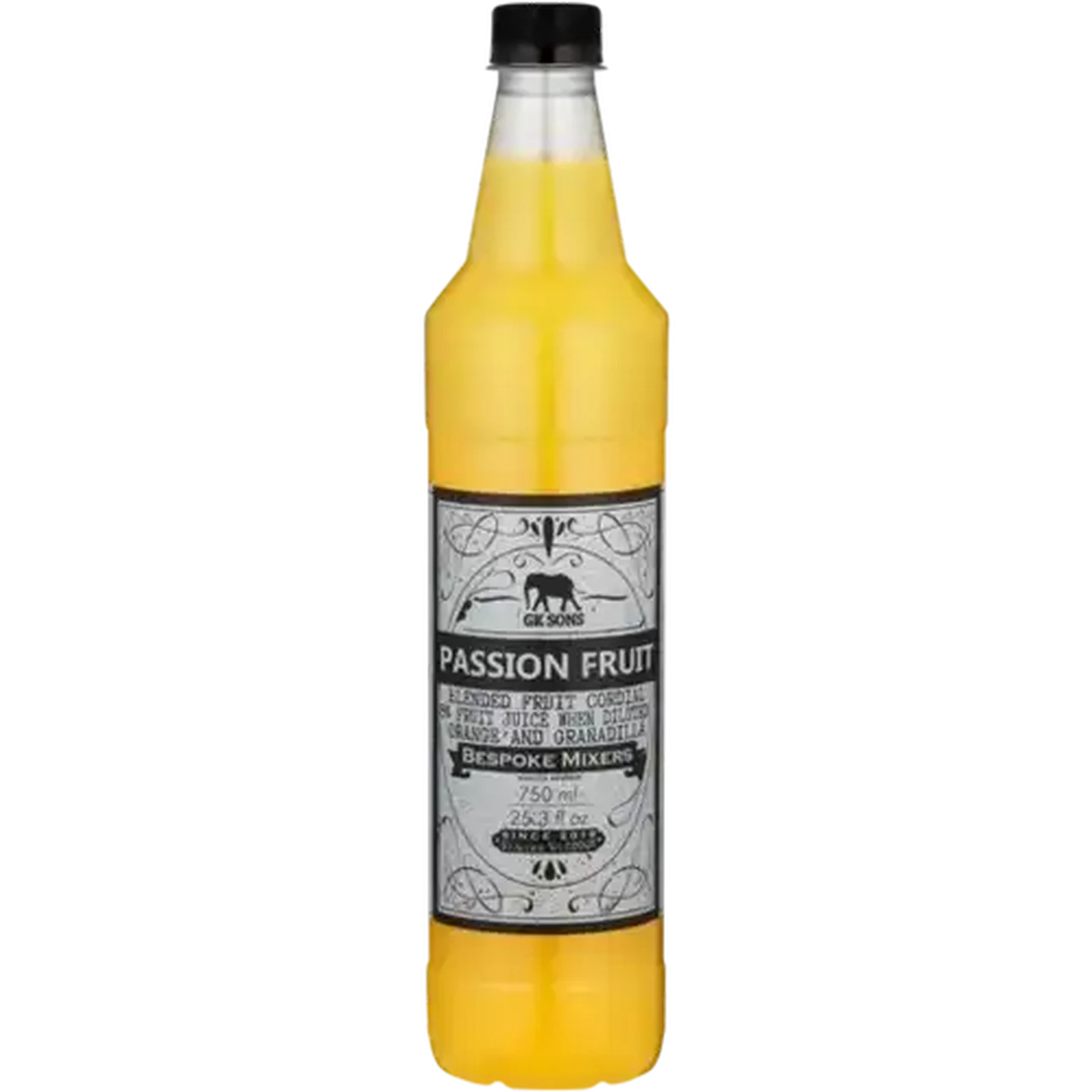Image of GK Sons Passion Fruit Cordial 750ml