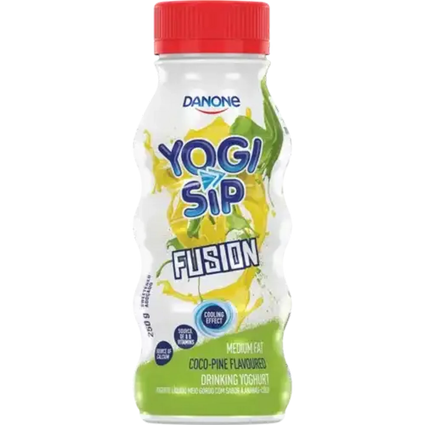 Image of Danone Yogi Sip Fusion Coco-Pine Flavoured Yoghurt Drink 250g