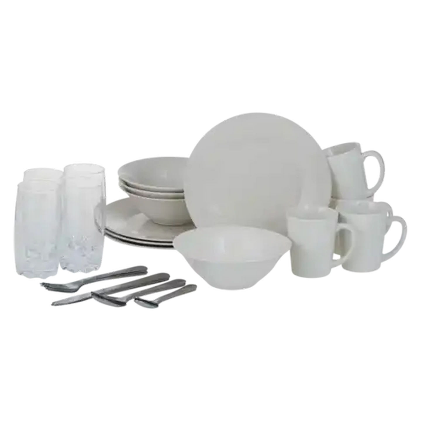 Checkers Sixty60 | White Porcelain Starter Kit Dinner Set 32-Piece