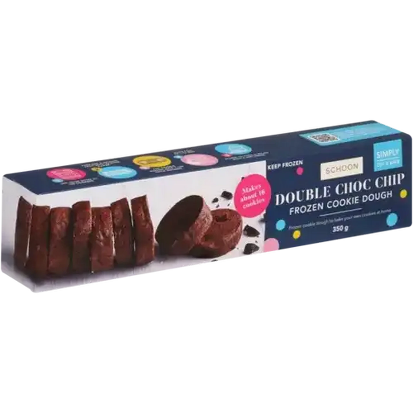 Checkers Sixty60 | SCHOON Frozen Double Choc Chip Cookie Dough 350g