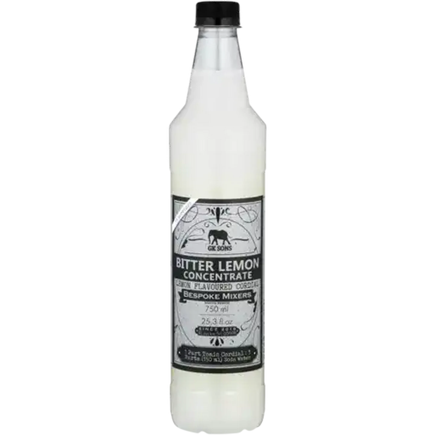 Image of GK Sons Bitter Lemon Cordial 750ml