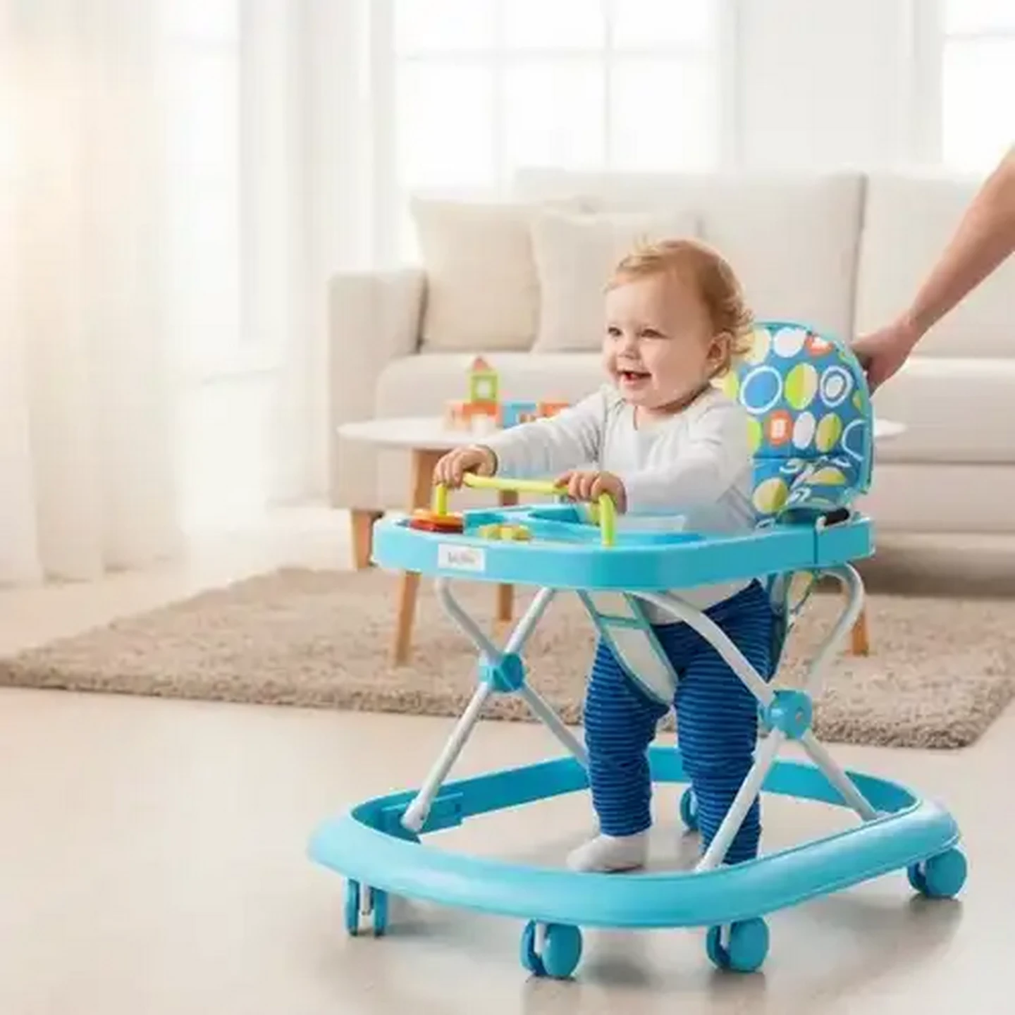 Image of Jolly Tots Baby Walker (Colour May Vary)
