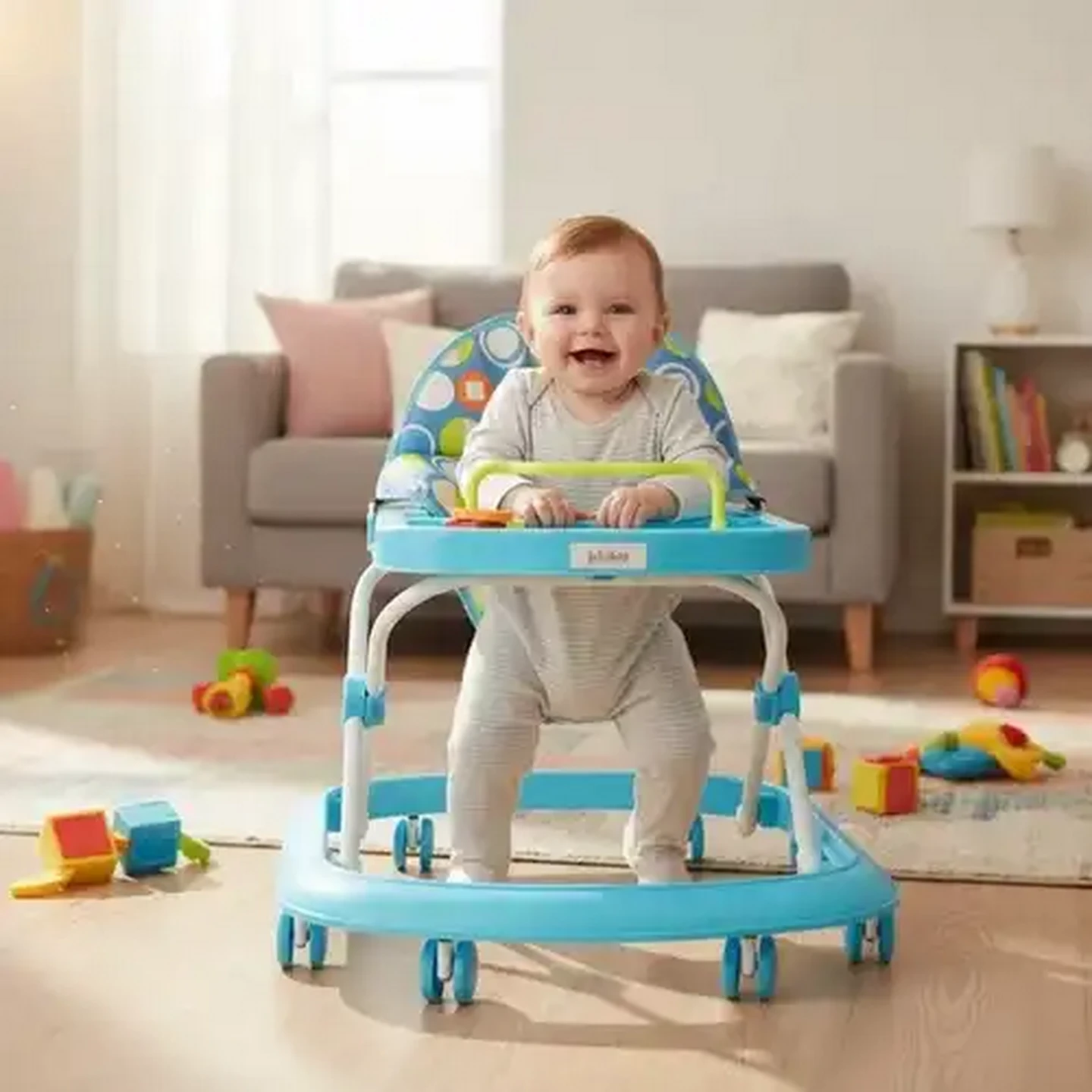 Image of Jolly Tots Baby Walker (Colour May Vary)