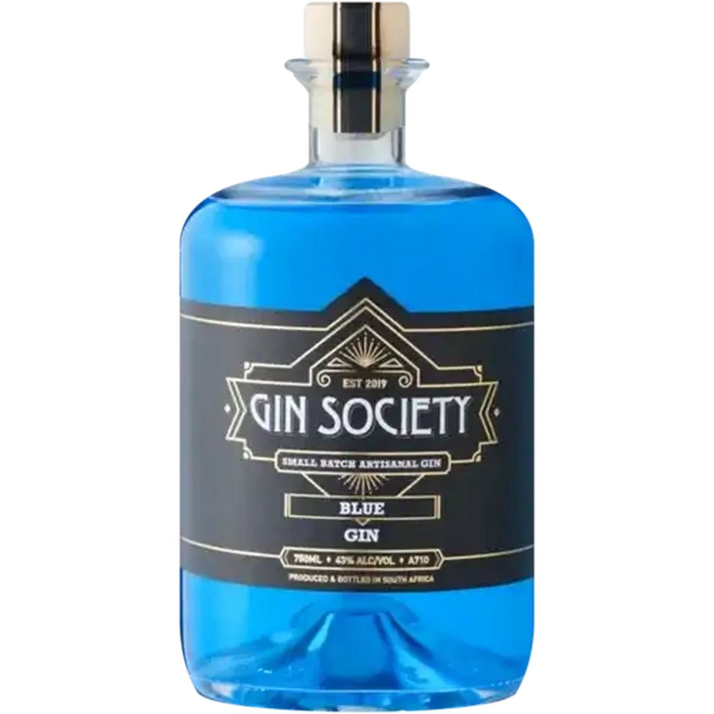 Image of Gin Society Blue Gin Bottle 750ml