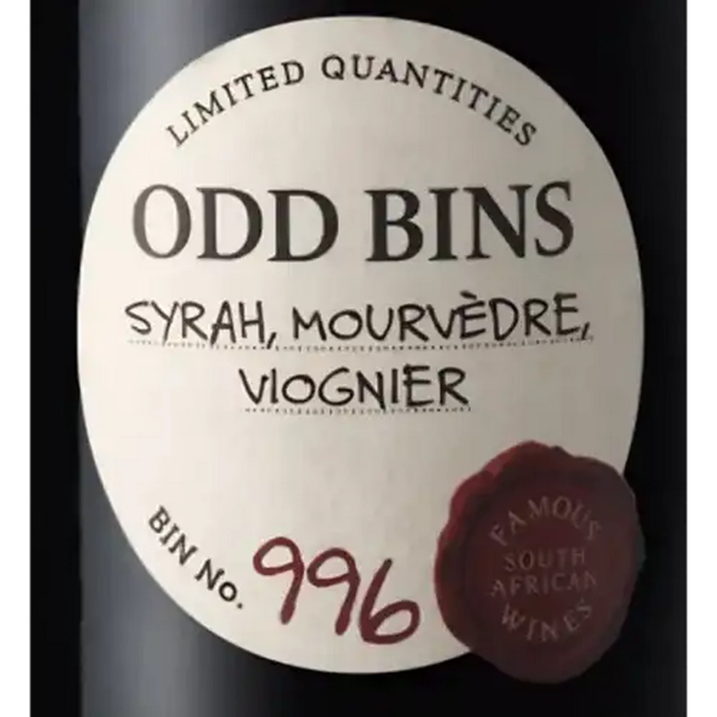 Checkers Sixty60 | Odd Bins 996 Syrah-Mourvèdre-Viognier Red Blend