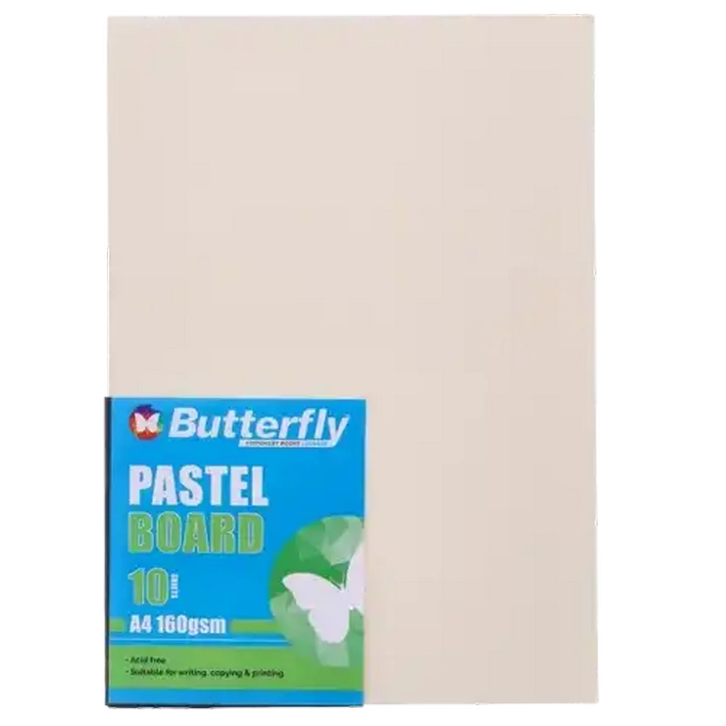 Image of Butterfly A4 Pastel Project Boards 10-Pack