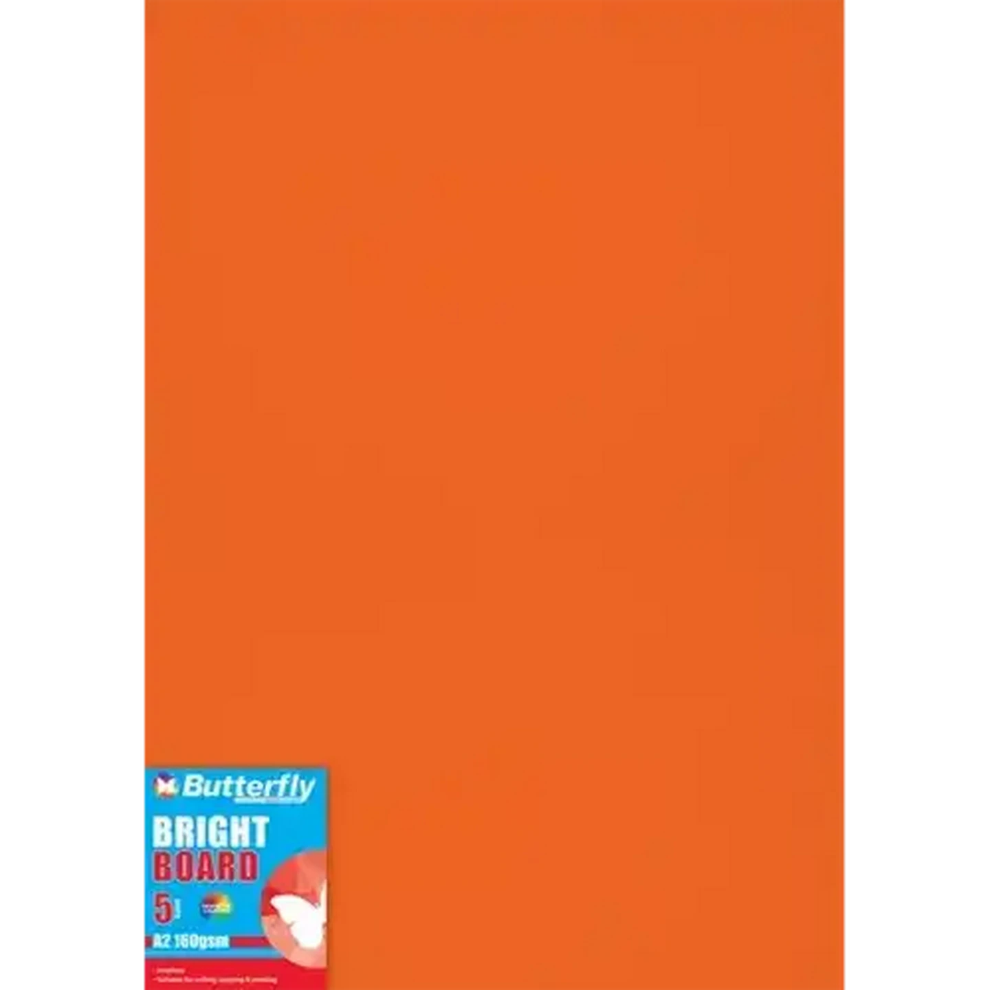 Image of Butterfly A2 Bright Orange Boards 5-Pack
