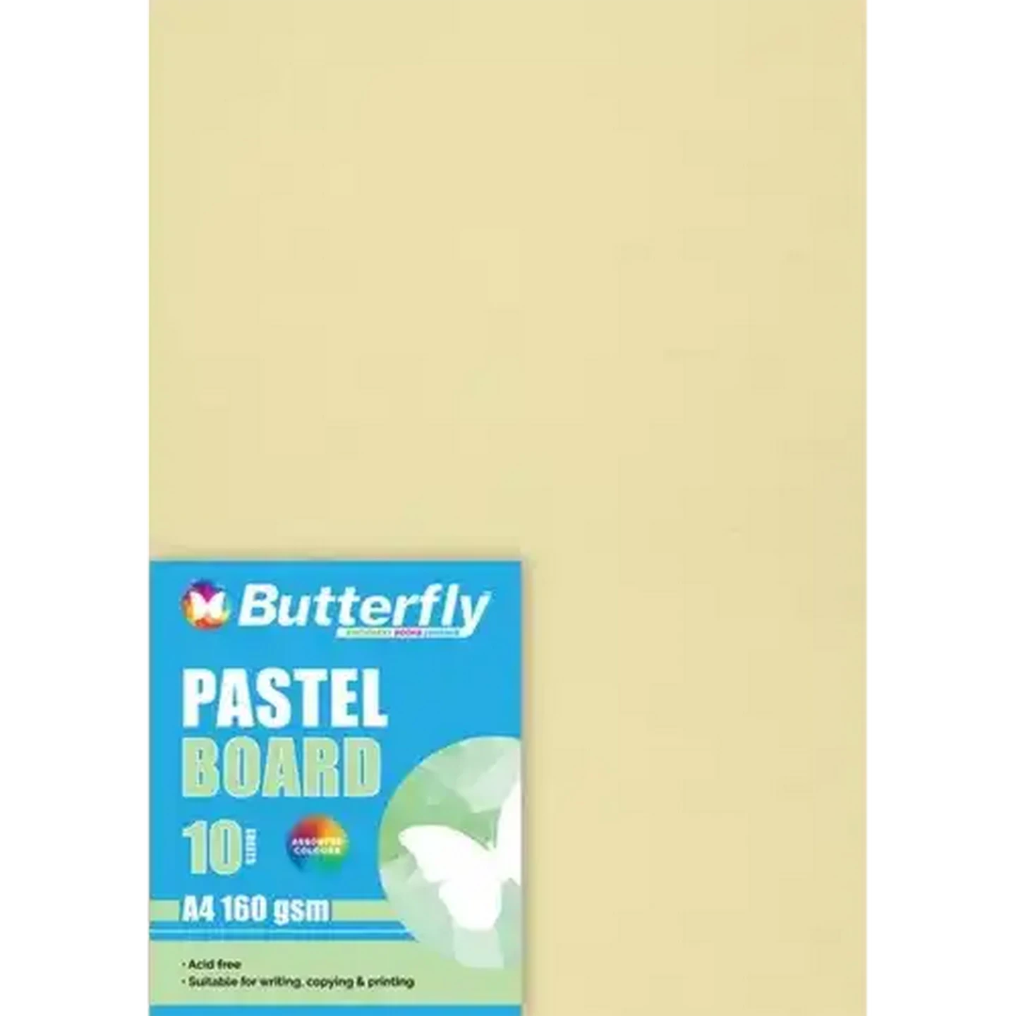 Image of Butterfly A4 Buff Pastel Boards 10-Pack