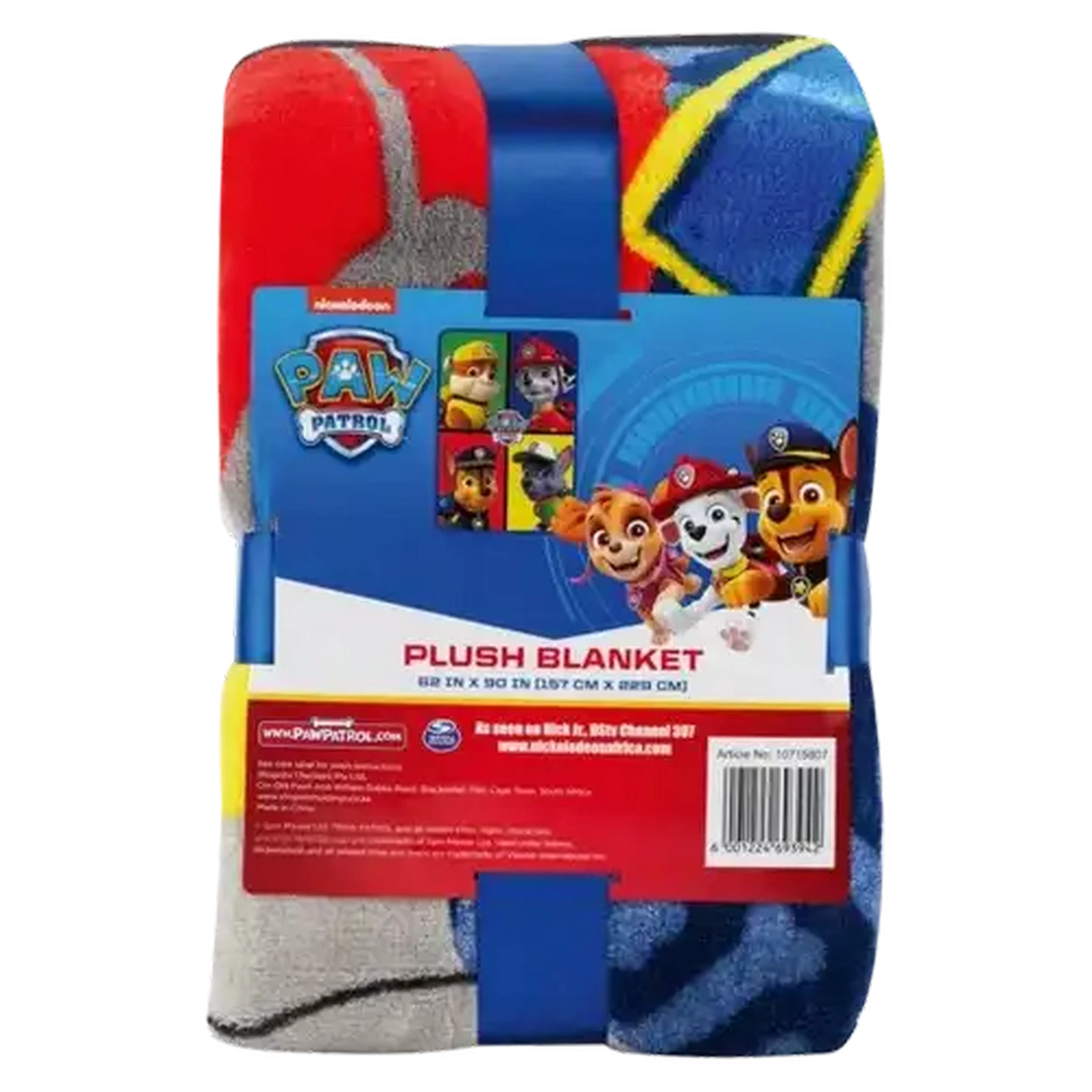 Image of PAW Patrol Plush Blanket 157 x 229cm
