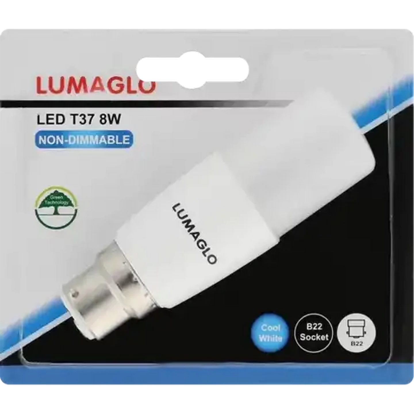 Image of Lumaglo Cool White LED Stick Bayonet Globe 8W