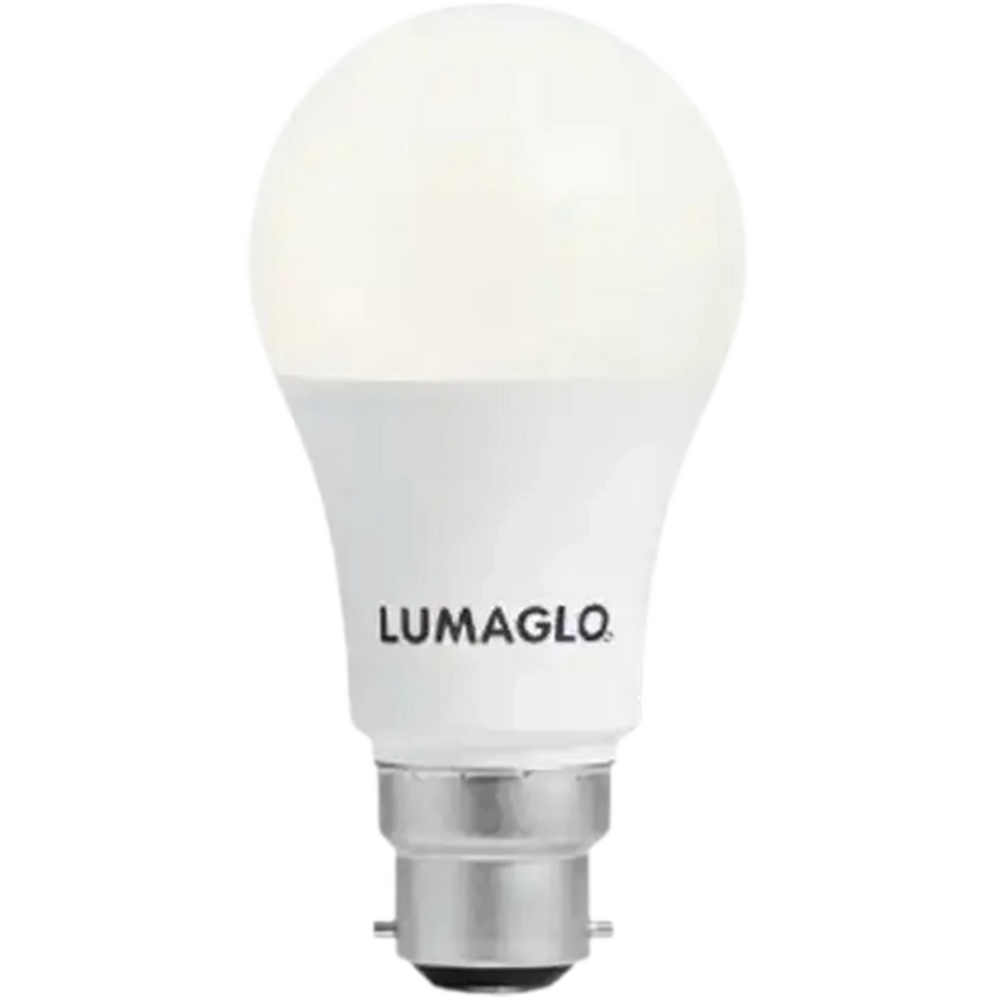 Image of Lumaglo Warm White A60/B22 Dimmable LED Bayonet Globe 9W
