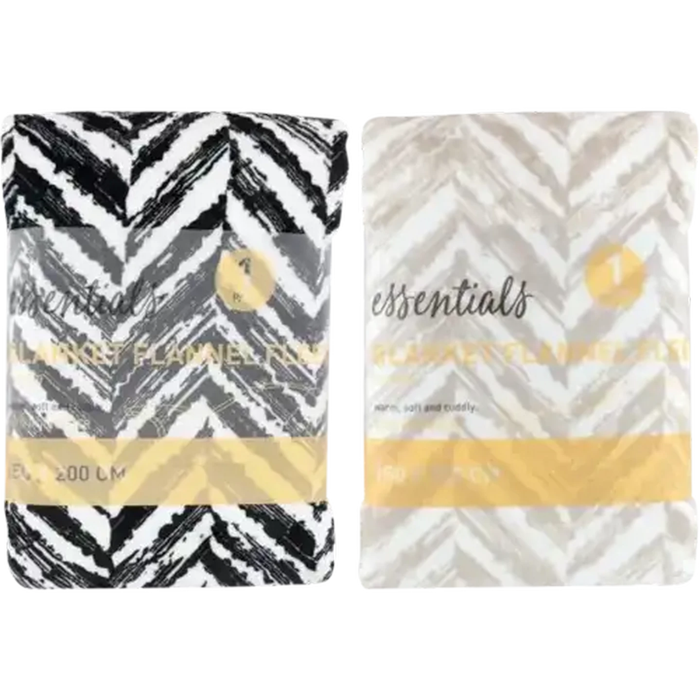 Image of Essentials Assorted Chevron Blanket 150 x 200cm (Colour May Vary)