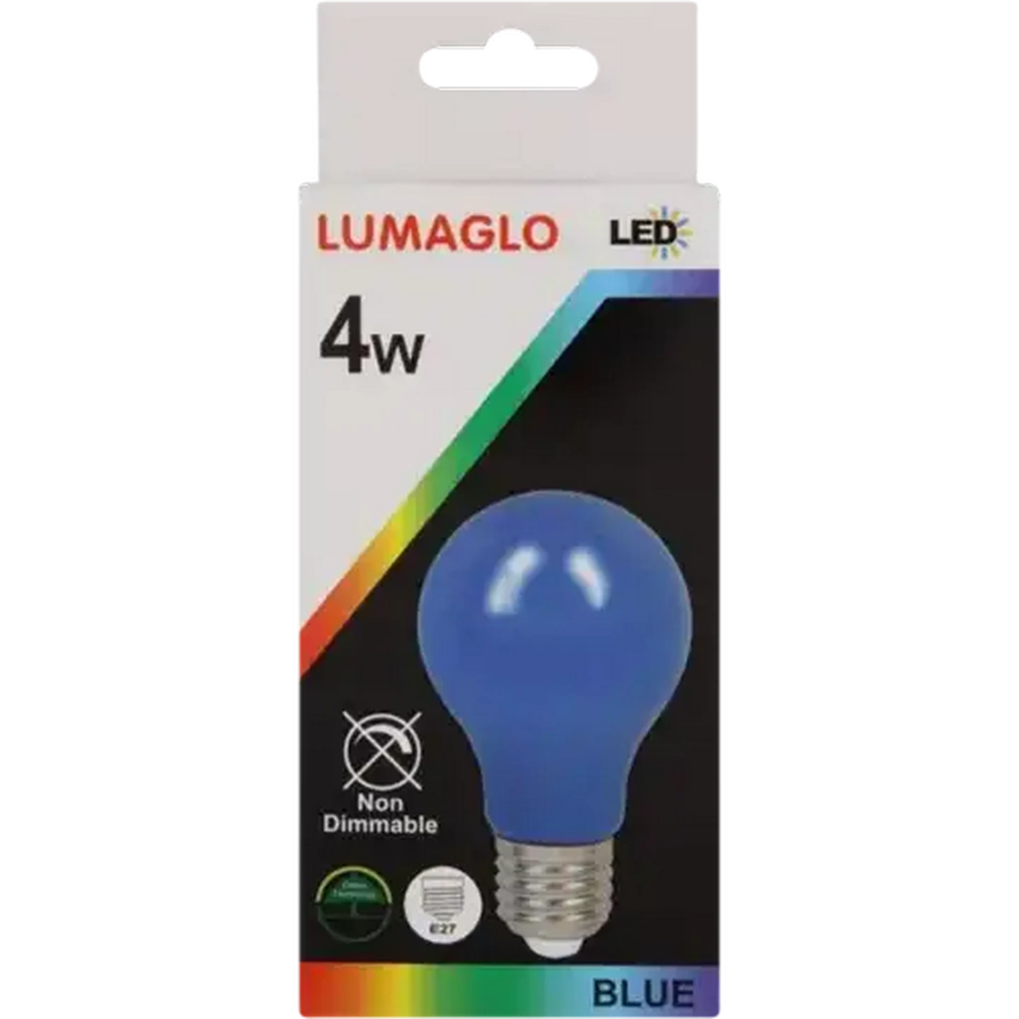 Image of Lumaglo Blue A60/E27 LED Screw-in Globe 4W