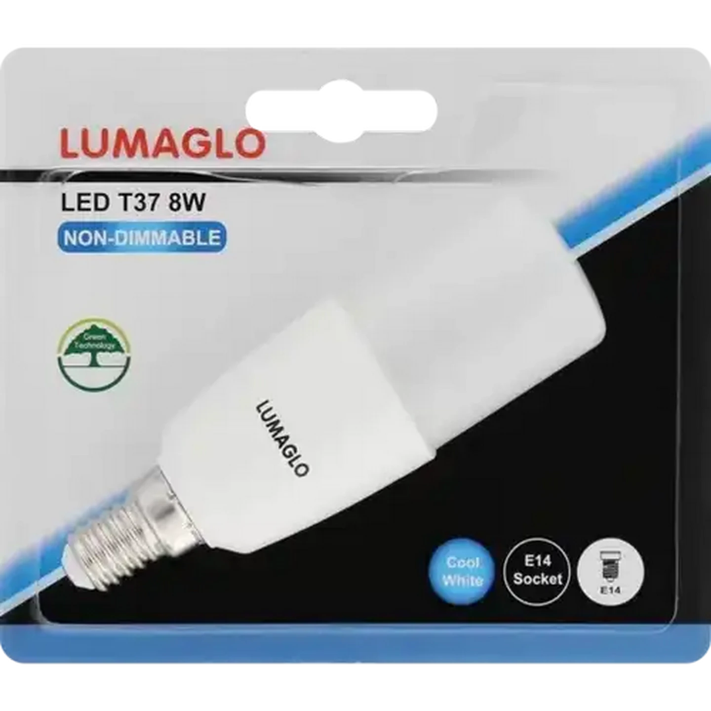 Image of Lumaglo Cool White LED Stick Small Screw-in Globe 8W