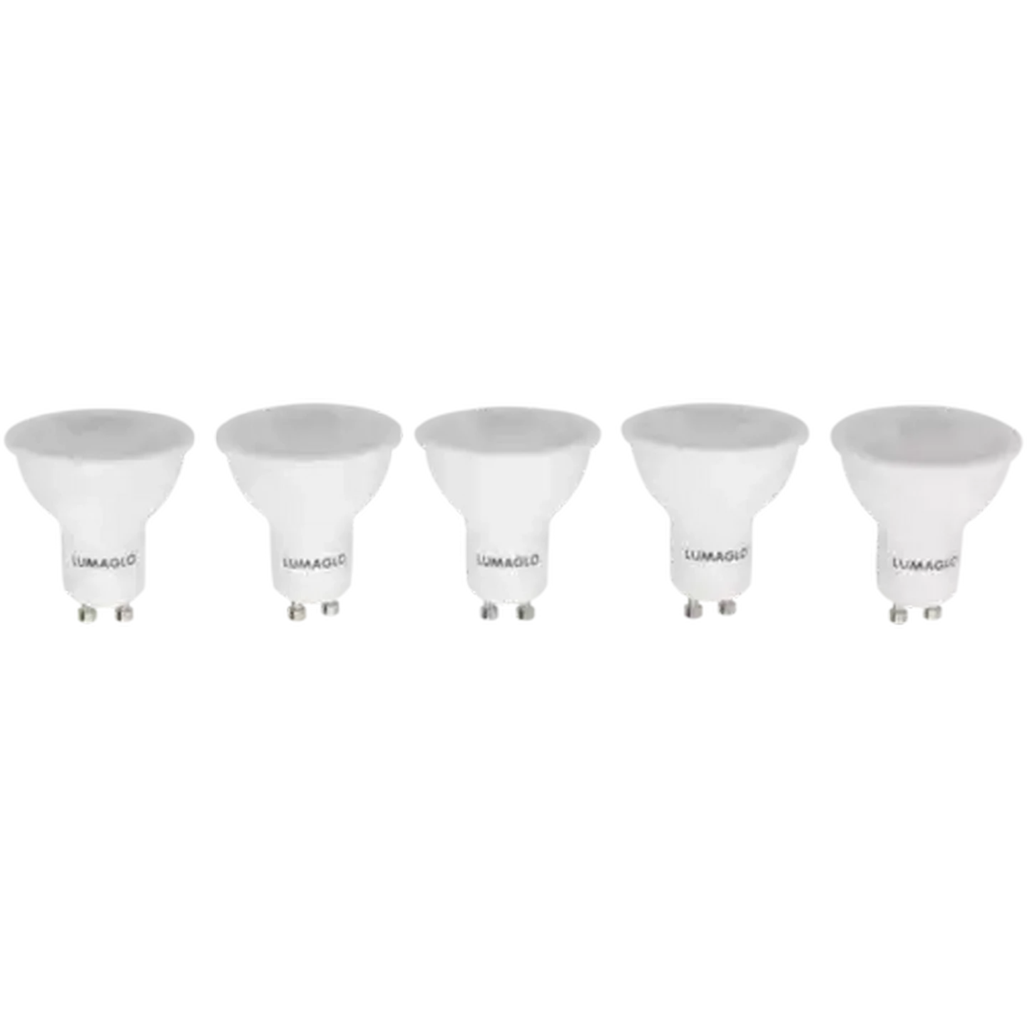 Image of Lumaglo Warm White GU10 LED Dichroic Globe 4.5W 5-Pack