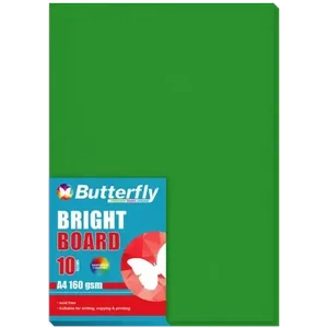 Checkers Sixty60 | Butterfly A4 Bright Green Boards 10-Pack