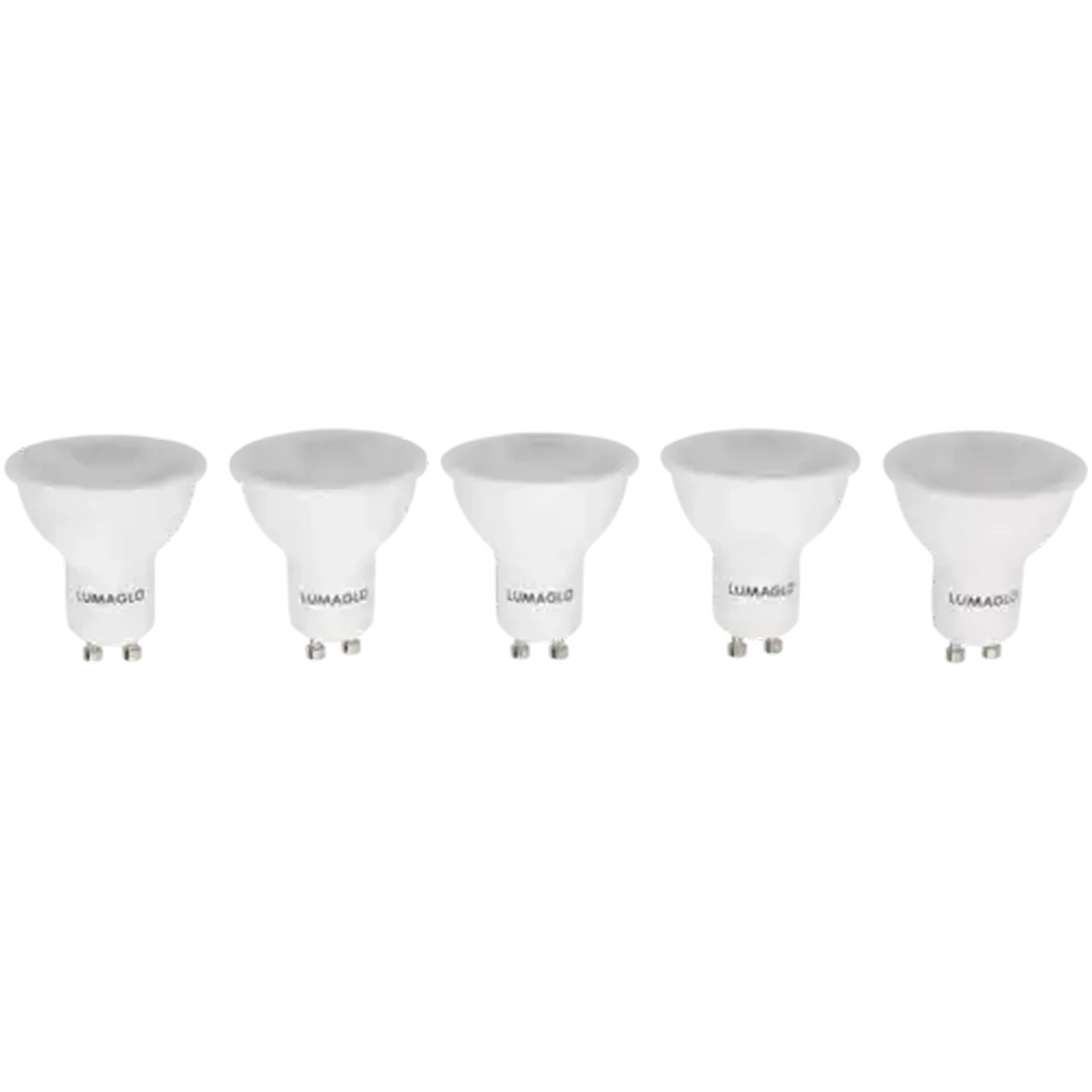 Image of Lumaglo Warm White GU10 LED Dichroic Globe 4.5W 5-Pack