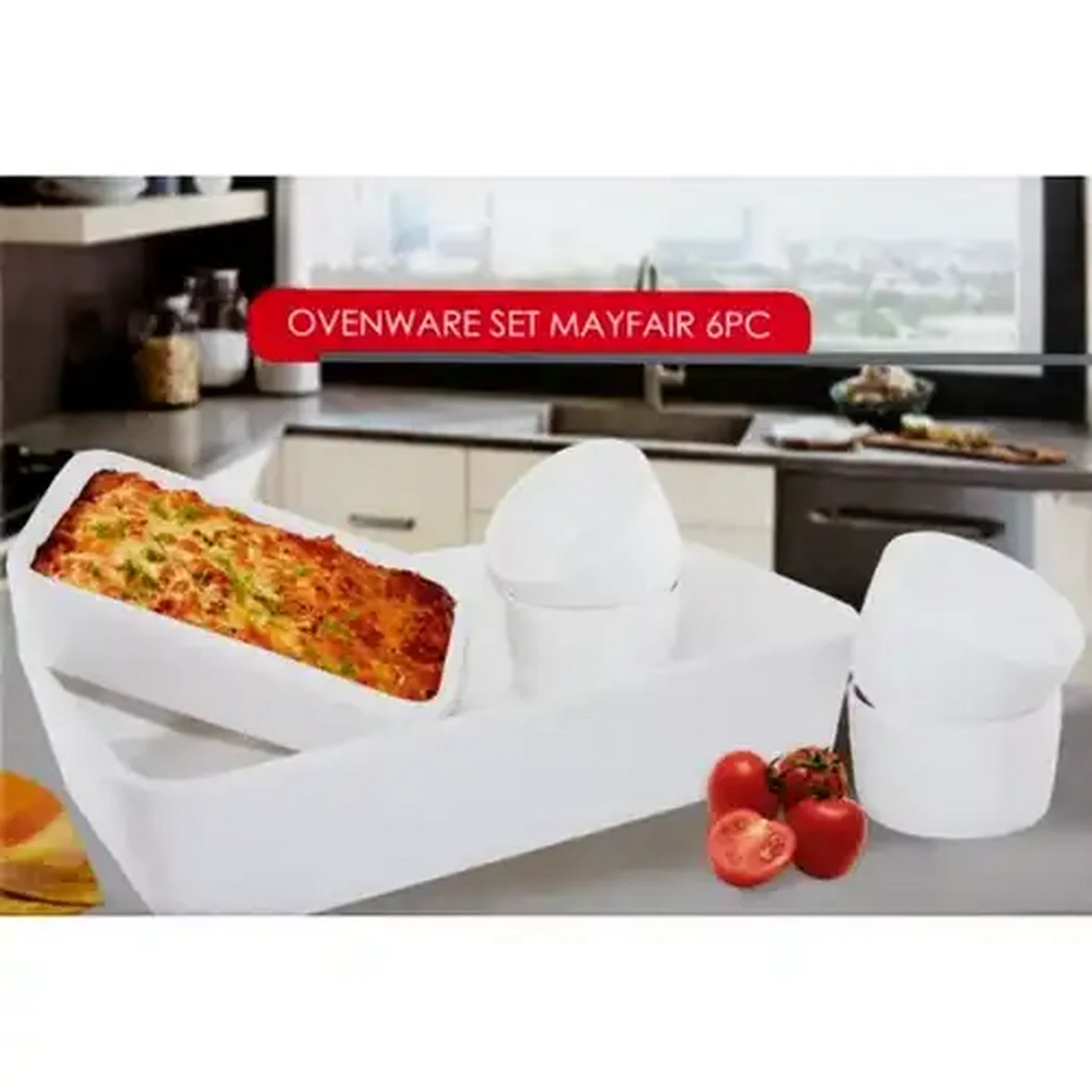 Checkers Sixty60 | White Mayfair Ovenware Set 6-Piece