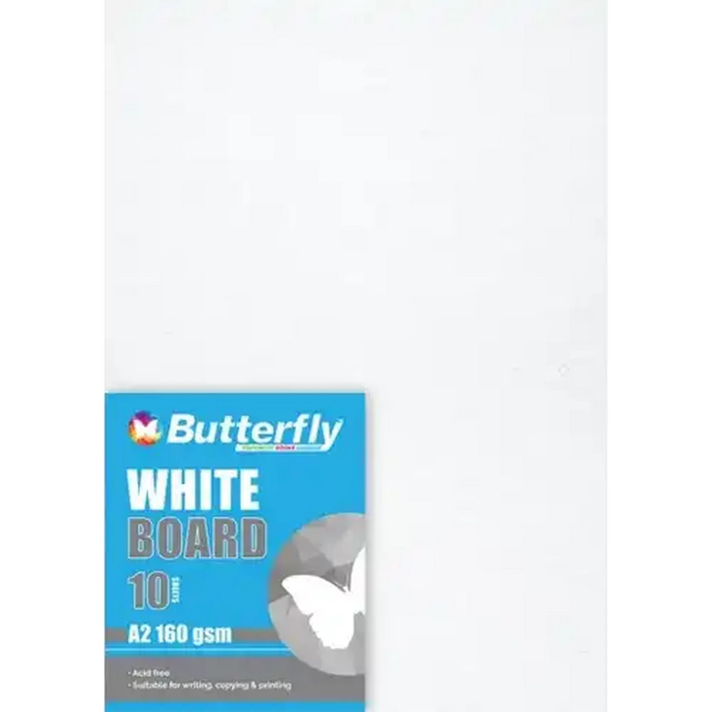 Image of Butterfly A4 Pastel White Boards 10-Pack