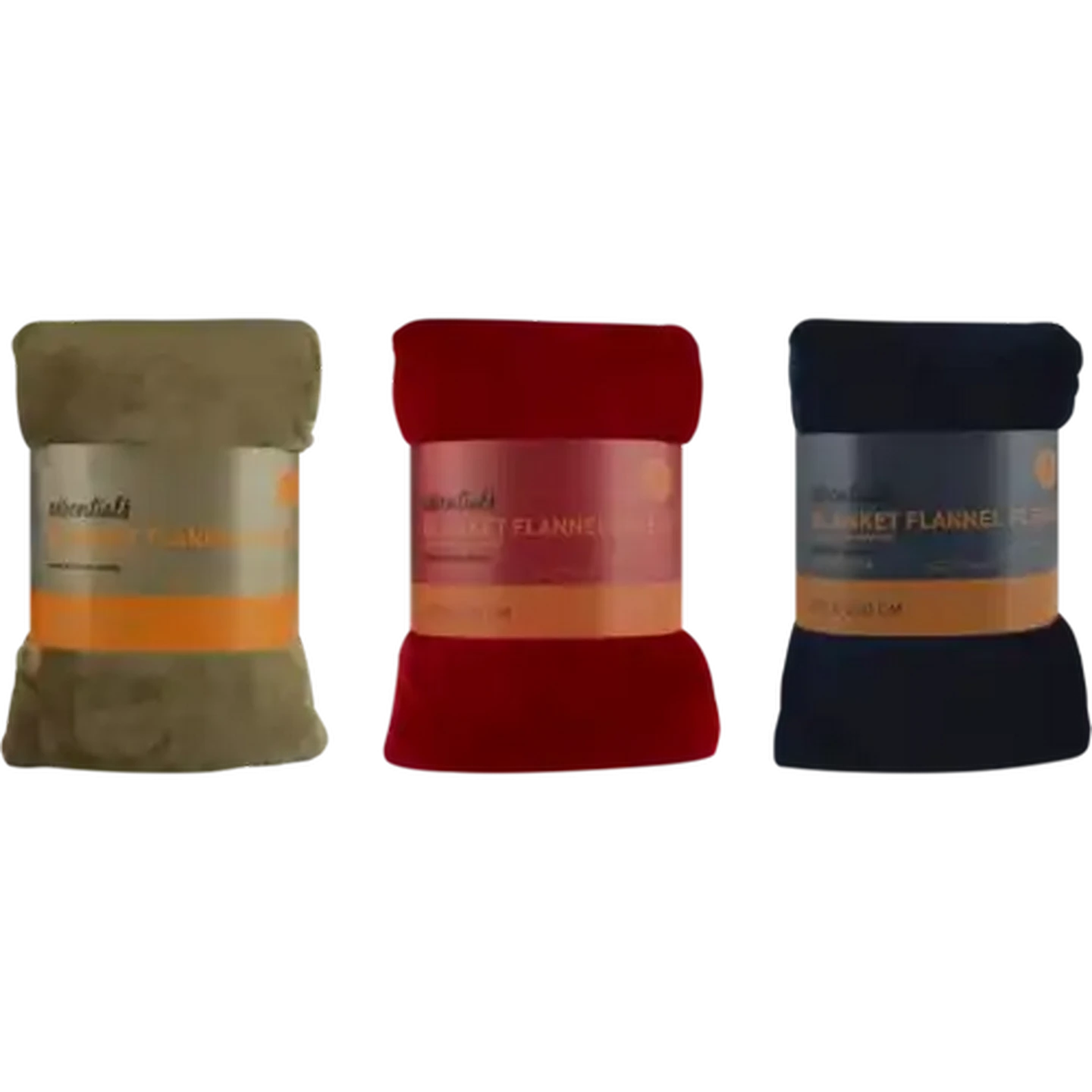Image of Essentials Flannel Fleece Blanket 200 x 220cm (Colour May Vary)