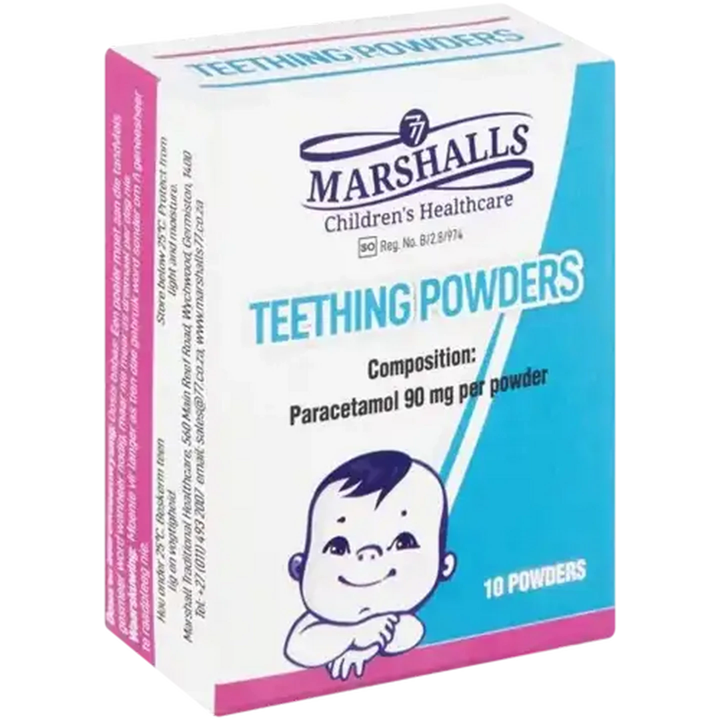 Image of Marshalls Teething Powders 10 Pack