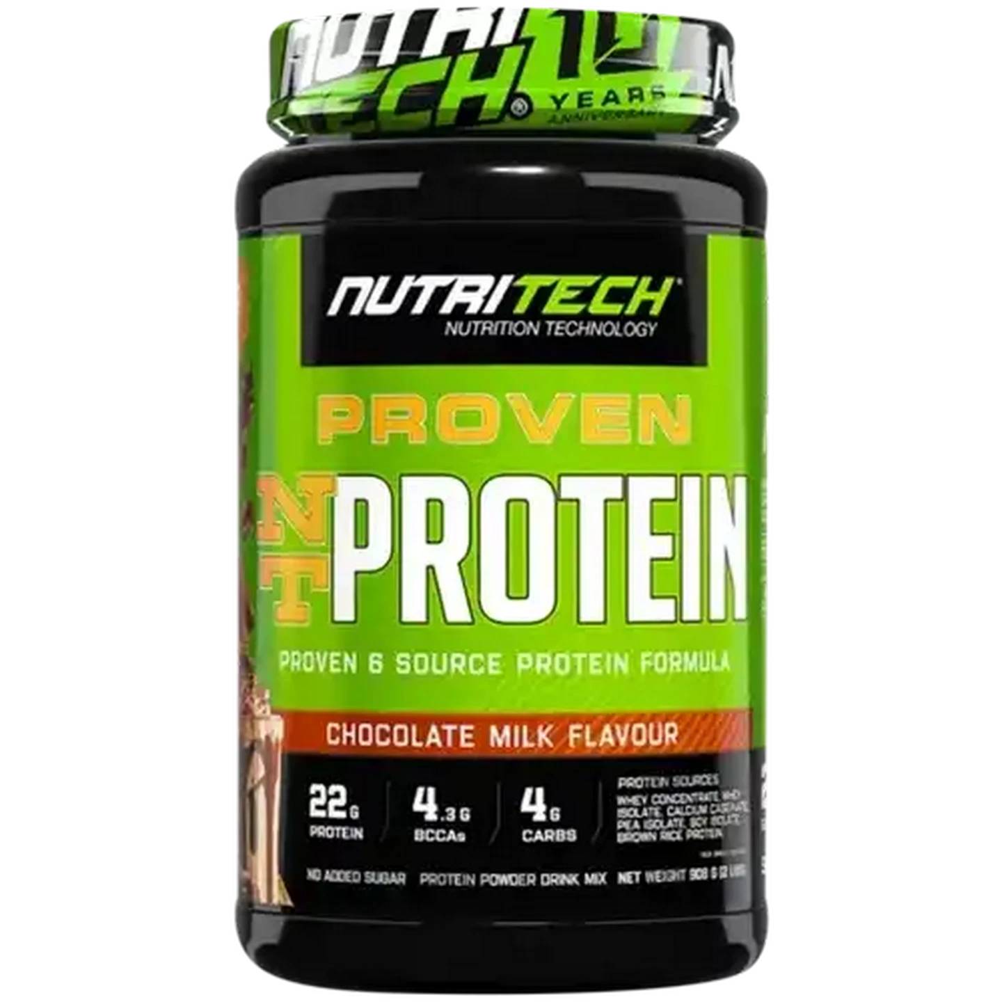 Image of NutriTech Chocolate Milk Flavoured Proven NT Protein Powder 908g